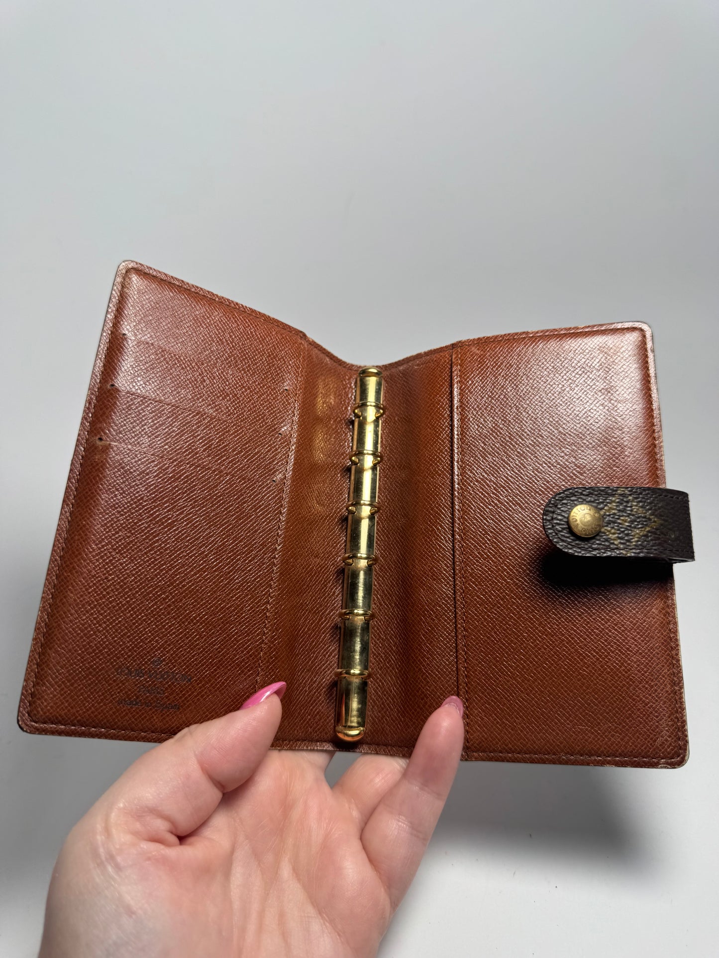 Louis Vuitton Agenda PM Monogram Planner/Passport Holder Made in Spain October 1995