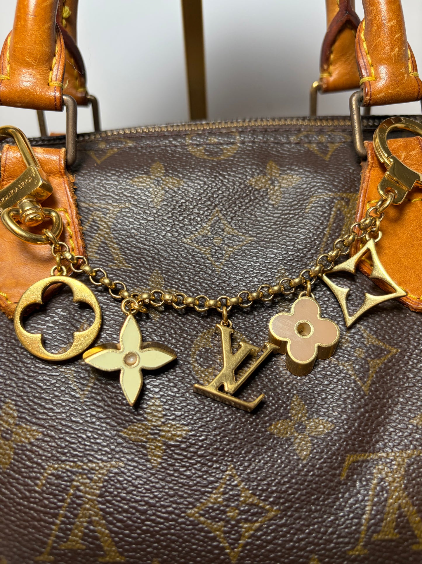Louis Vuitton Fleur De Monogram Bag Charm Comes w/Dust Bag & Box