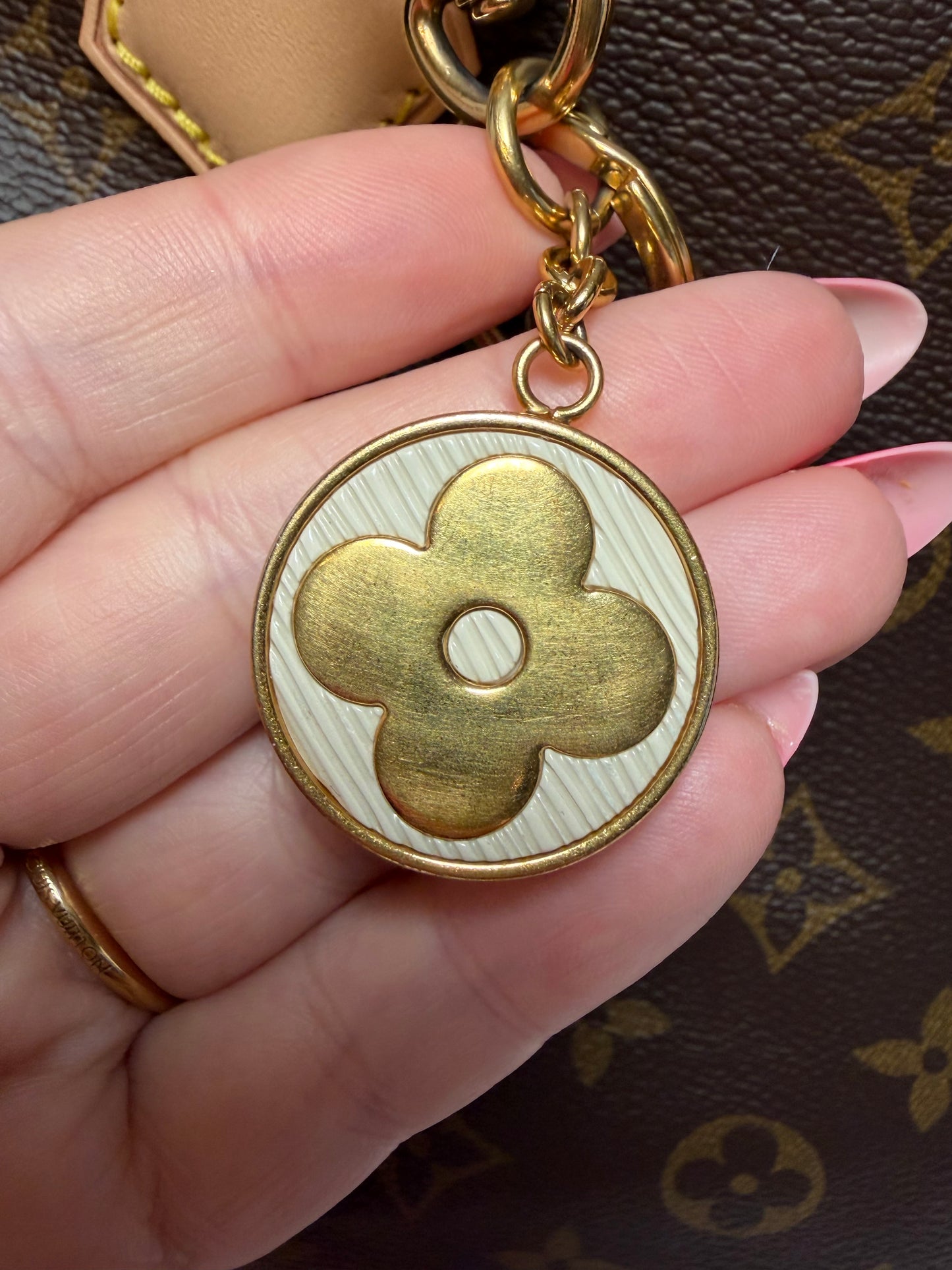 Louis Vuitton Spring Street Bag Charm and Key Holder w/COA & Dust Bag