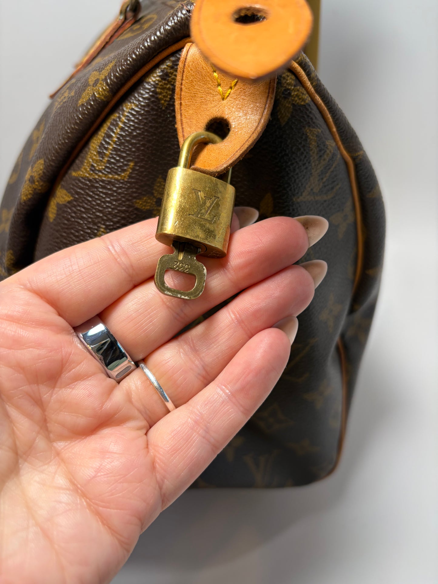 Louis Vuitton Speedy 30 Monogram, Made in France September 1993- comes with lock & key