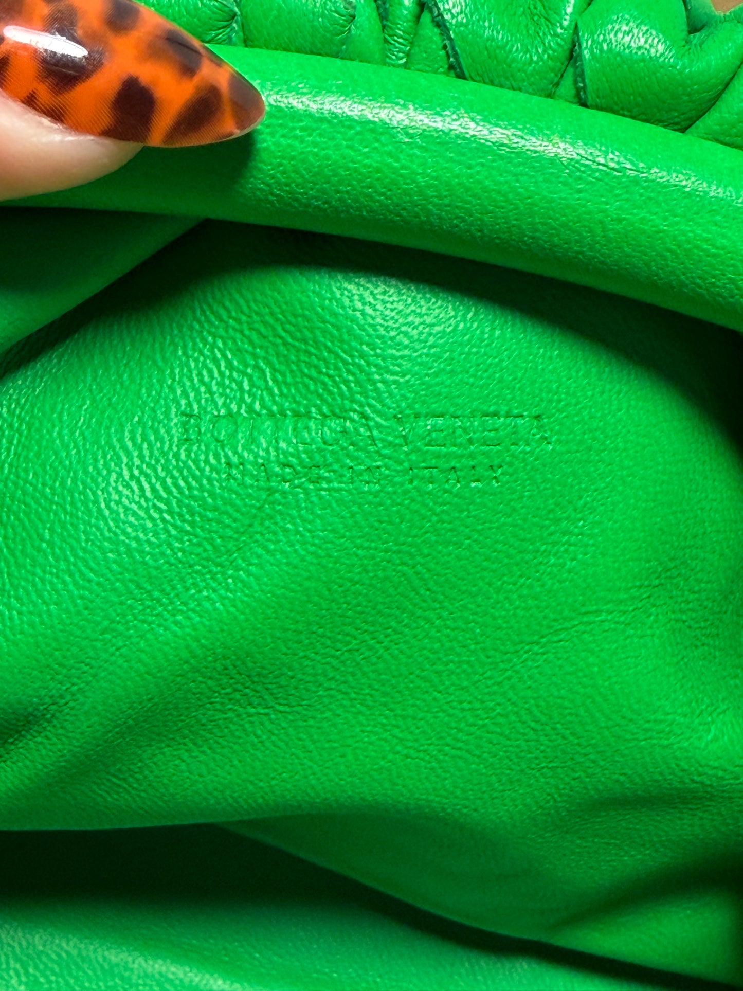 Bottega Veneta Mini Intrecciato Nappa Leather Clutch/Crossbody Pouch with Dust Bag & COA