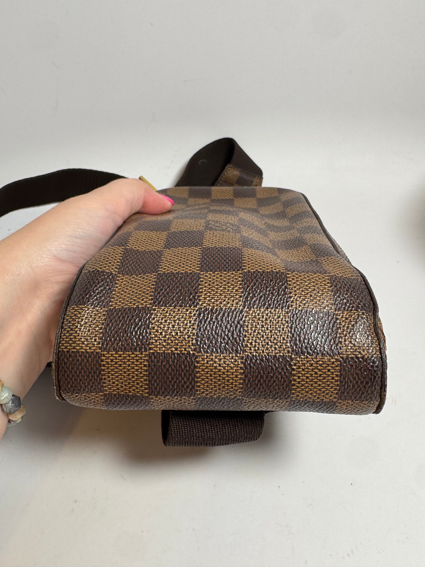 Louis Vuitton Geronimo Damier Ebene Bum Bag/Belt Bag