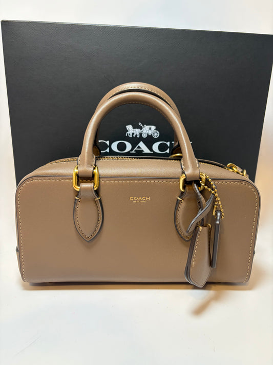 Coach Bowery 22 Satchel in Dark Stone NWT