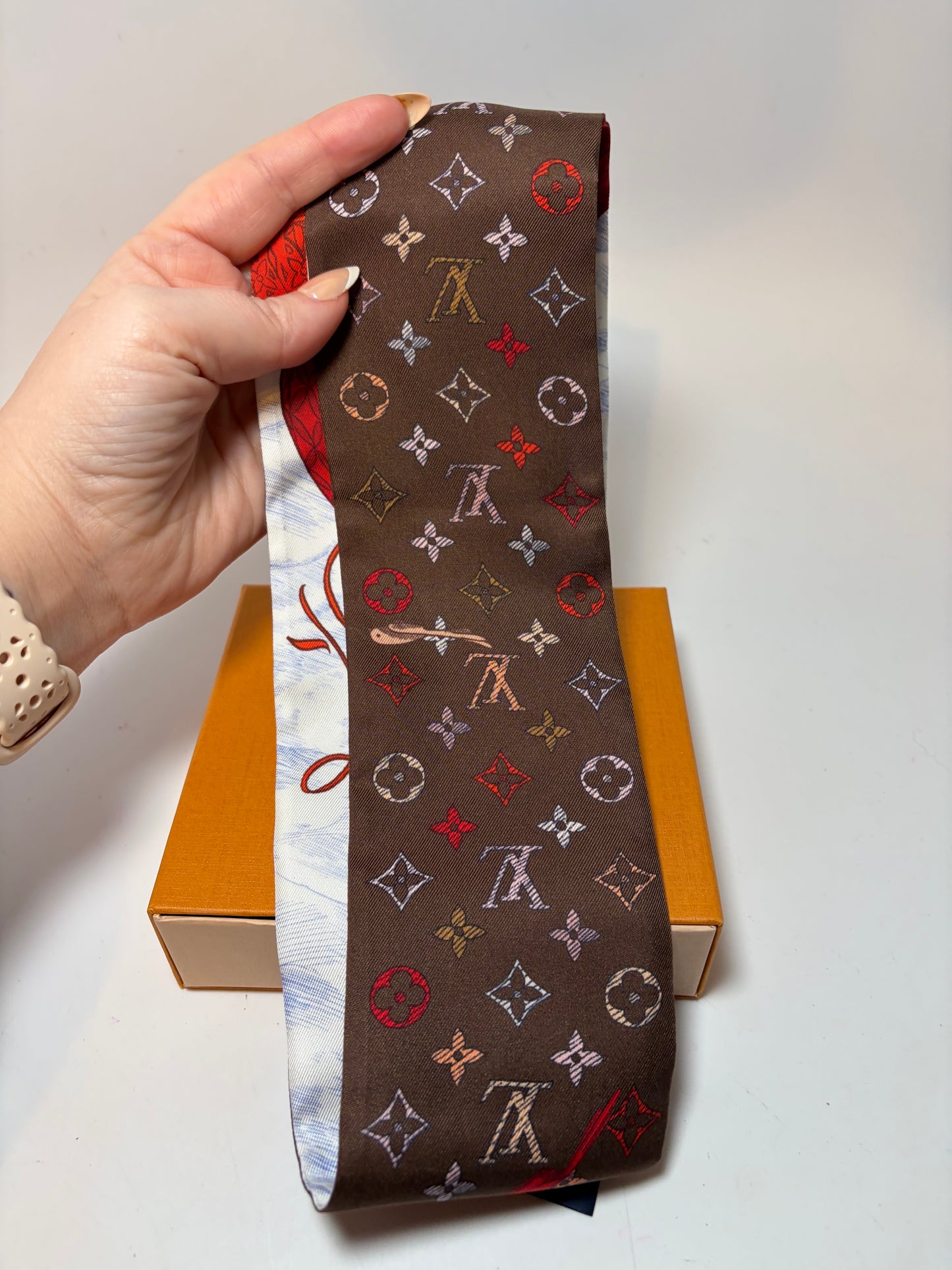 Louis Vuitton Up and Away BB Bandeau 100% Silk Spring-Summer 2023 NWOT