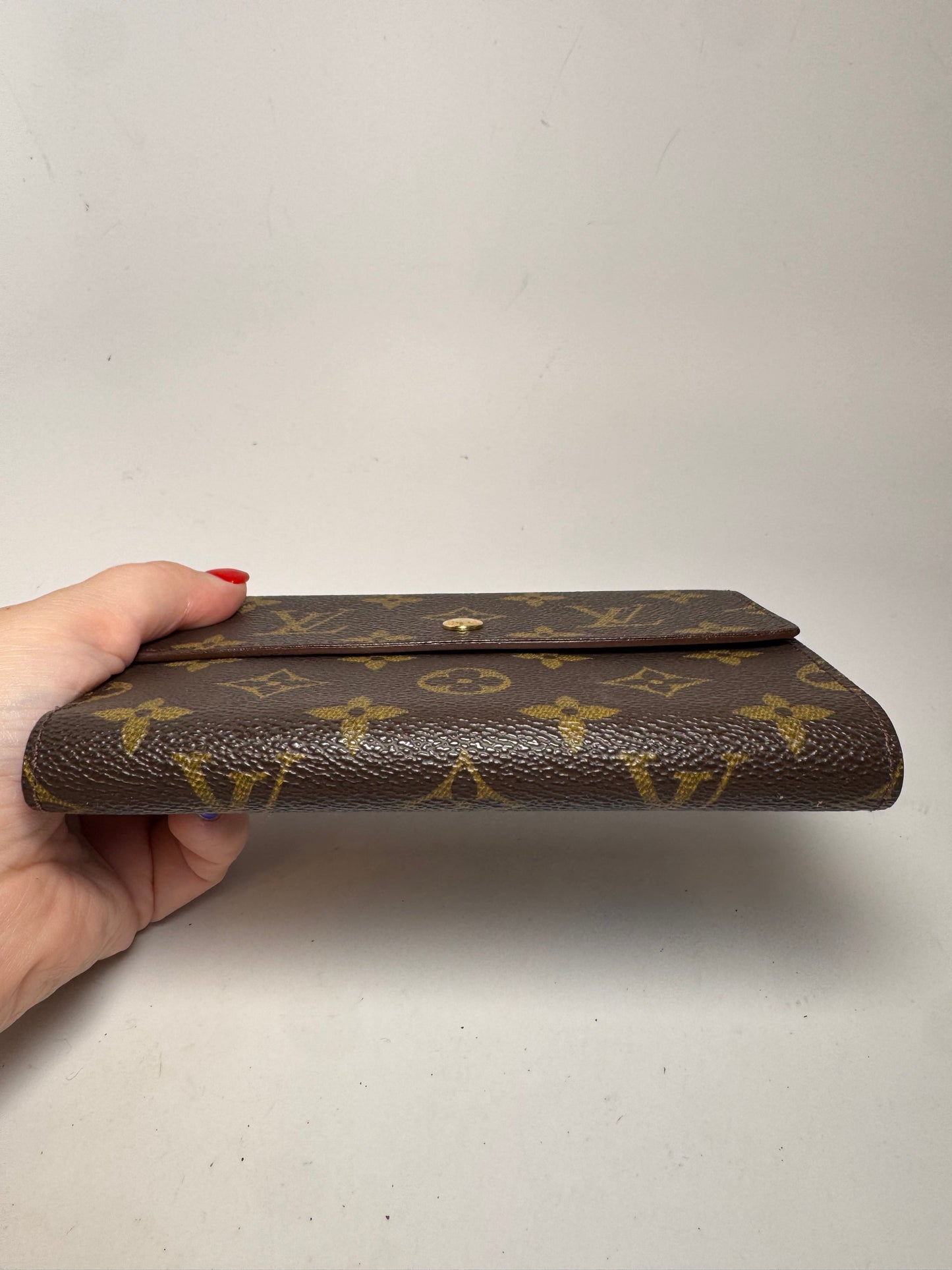 Louis Vuitton Monogram Porte Tresor Etui Papiers Wallet April 2000 in France