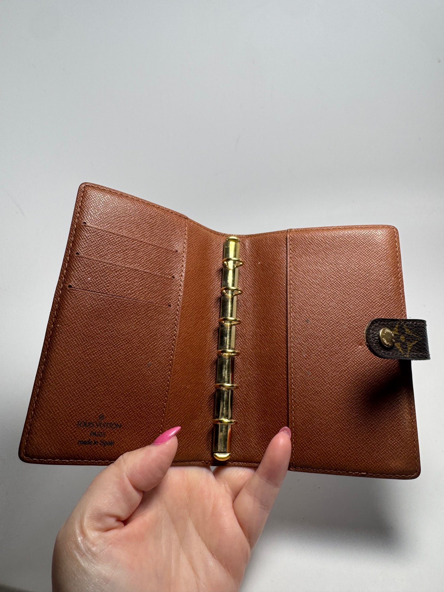Louis Vuitton Monogram Agenda PM Planner/Passport Holder- Made in Spain June 1999