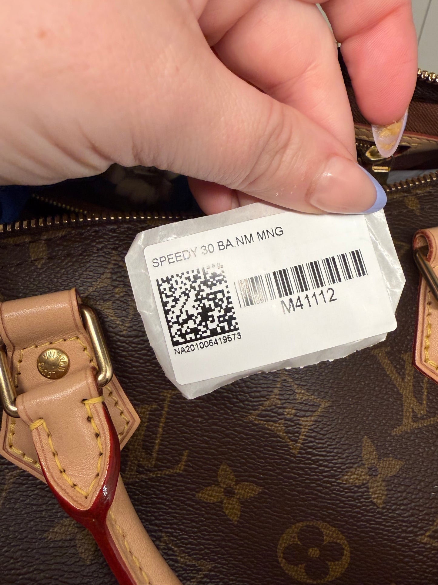 Louis Vuitton Speedy 30 Bandoulière Monogram w/COA Excellent Condition