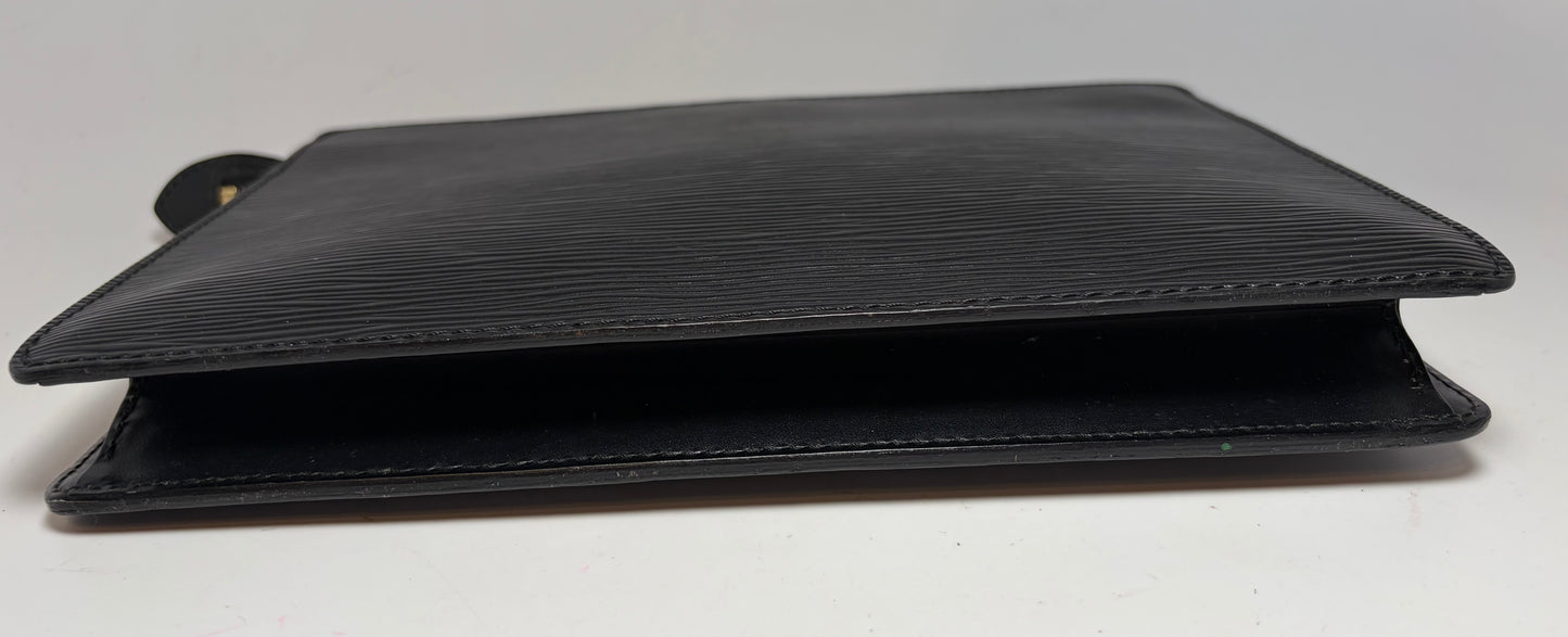 Louis Vuitton Pochette Homme Clutch Black Epi Leather
