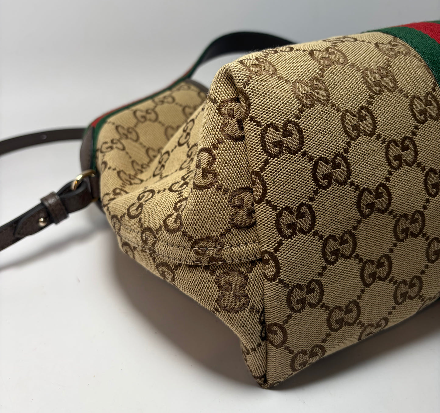Gucci Giglio Small Canvas Tote/Crossbody LIKE NEW