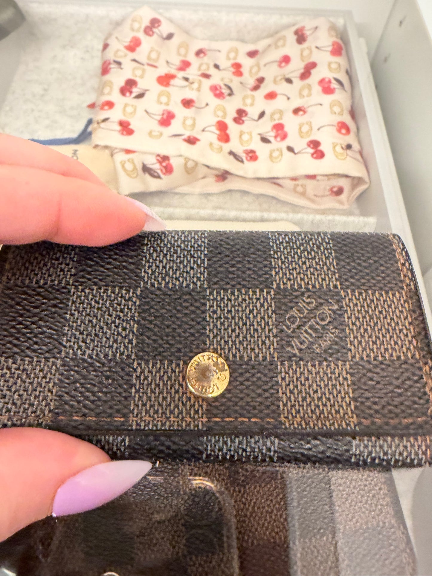 Louis Vuitton Damier Ebene Key Holder