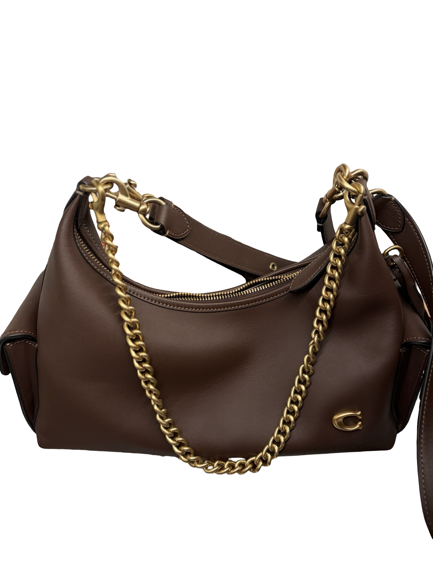 Coach Pocket Juliette 30 Maple Shoulder Bag & Crossbody