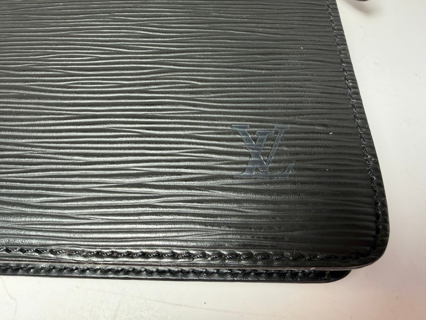 Louis Vuitton Pochette Homme Clutch Black Epi Leather