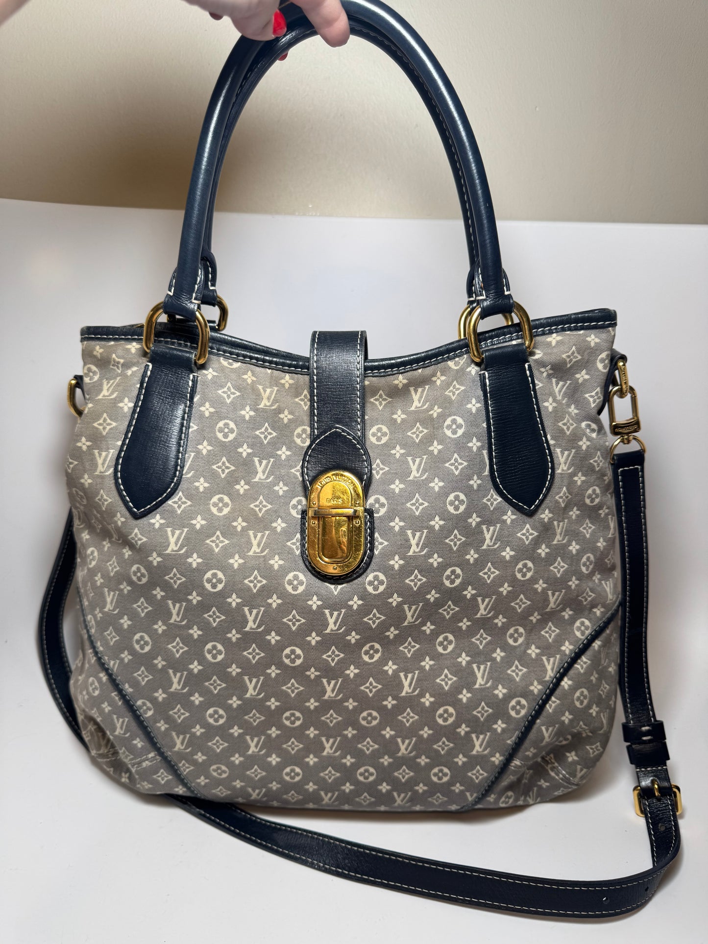 Louis Vuitton Encre Monogram Idylle Elegie Satchel/Crossbody w/COA