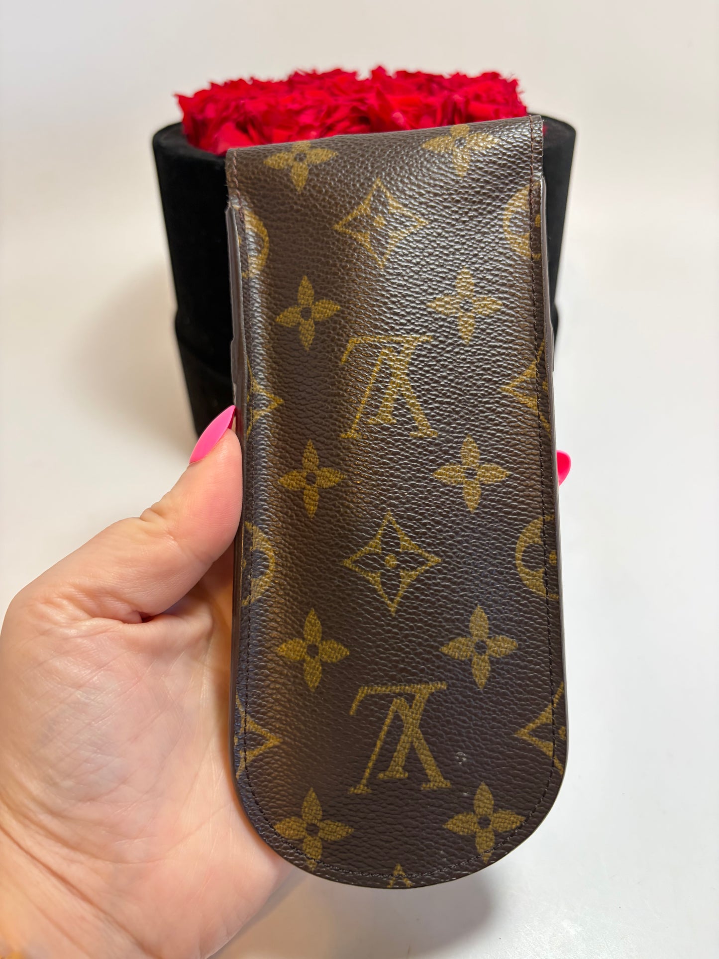 Louis Vuitton Monogram Etui Lunettes Rabat Glasses/Sunglasses Case