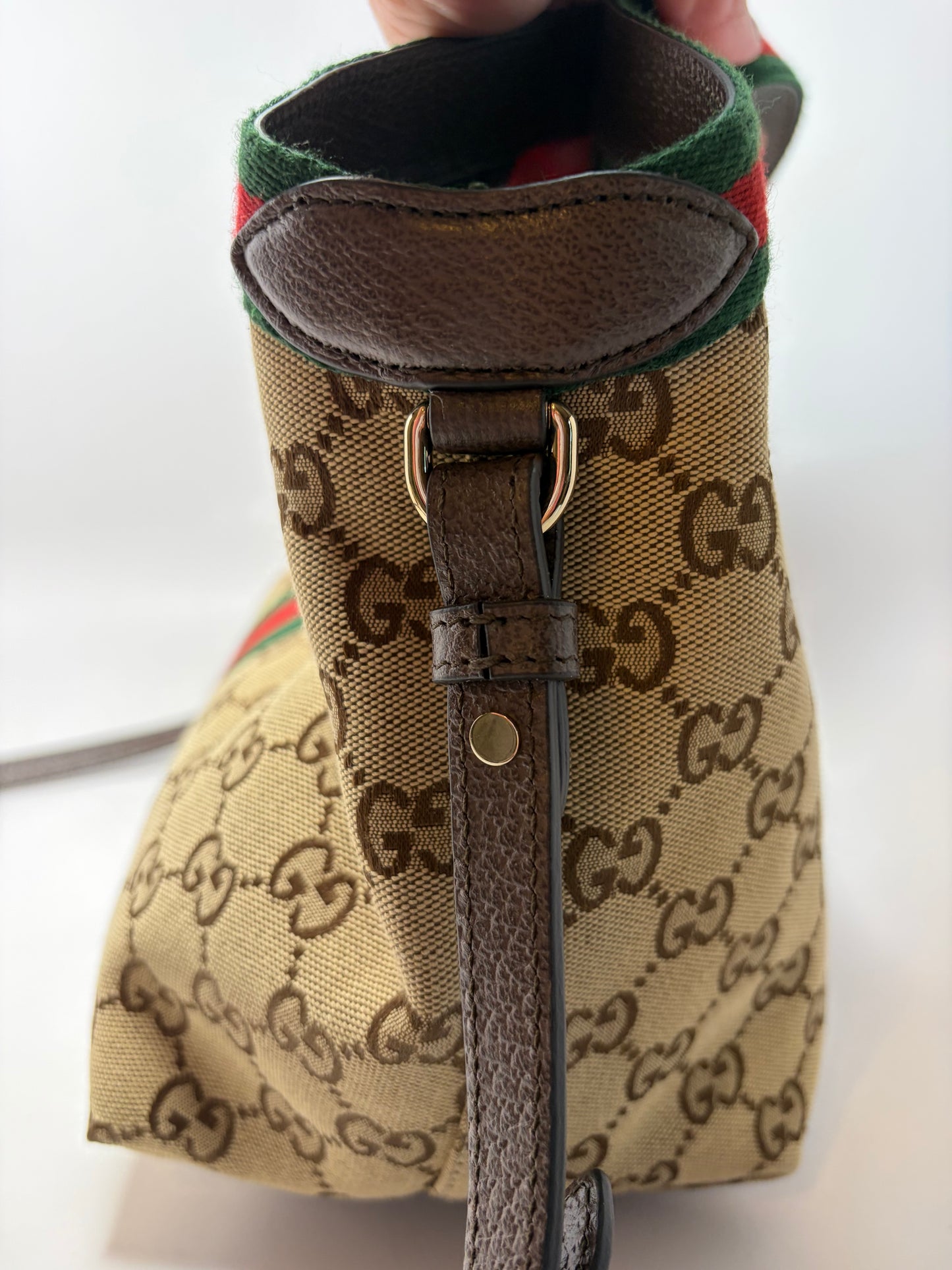 Gucci Giglio Small Canvas Tote/Crossbody LIKE NEW