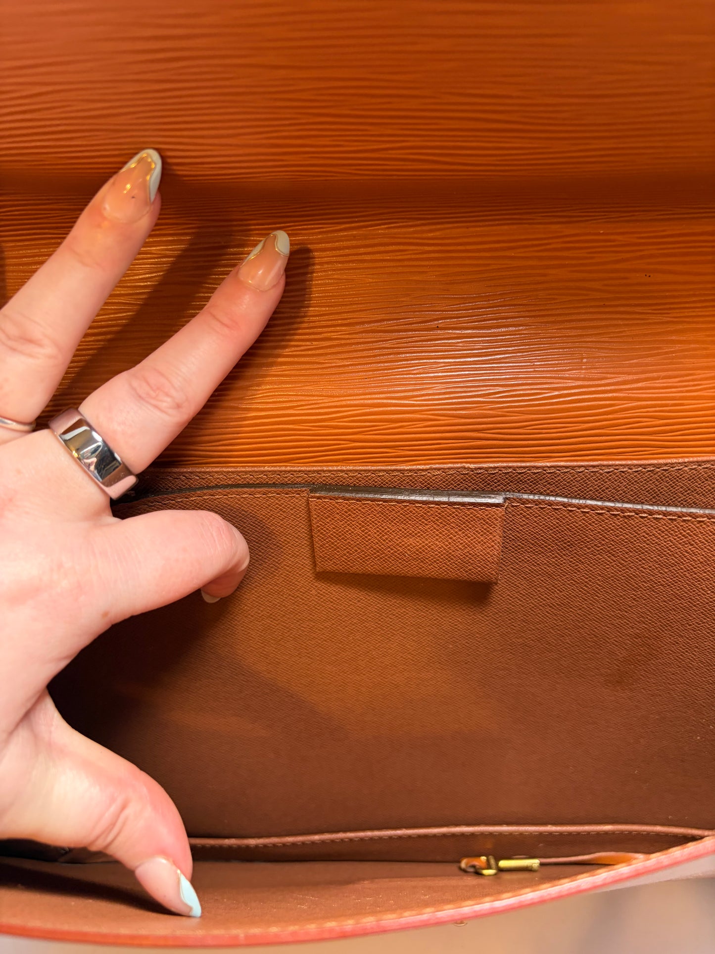 Louis Vuitton Cipango Brown Epi Leather Serviette Conseiller Briefcase/Laptop Holder