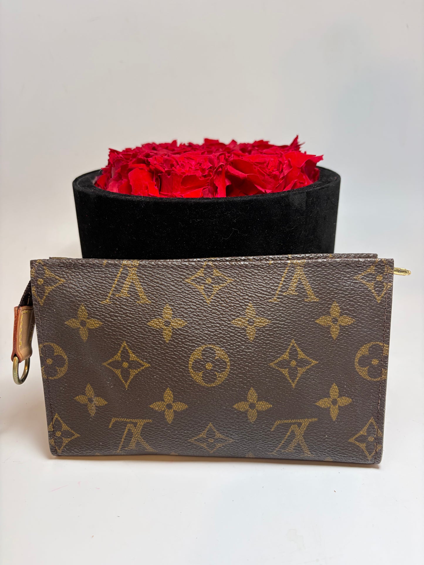 Louis Vuitton Bucket PM Monogram Toiletry Pouch, Made in France October 2000