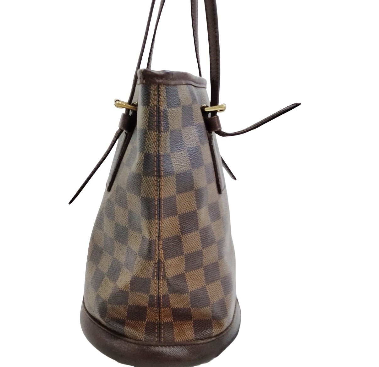Louis Vuitton Damier Ebene Petite Bucket PM Tote