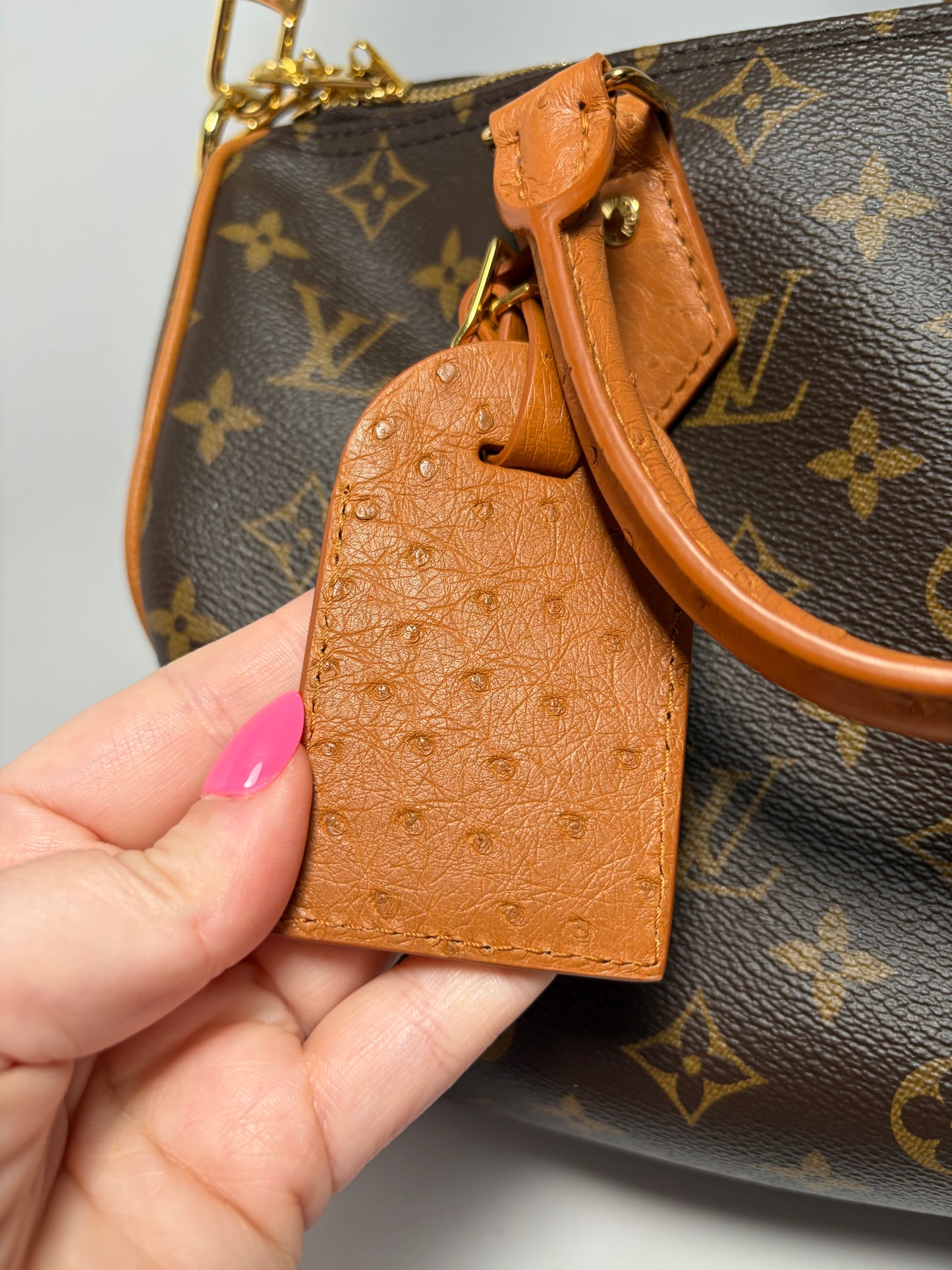 Louis Vuitton Speedy Soft 30 Boho w/Ostrich Leather
