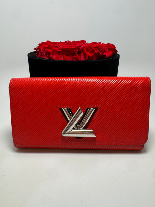 Louis Vuitton Twist Wallet in Coquelicot Red Epi leather