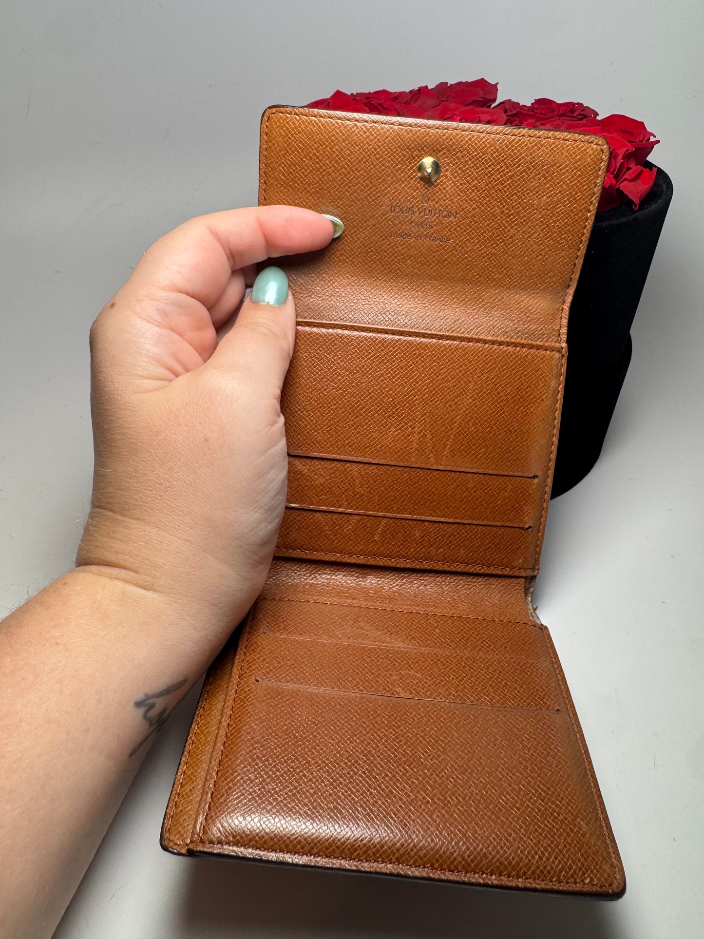 Louis Vuitton Elise Monogram Trifold Wallet