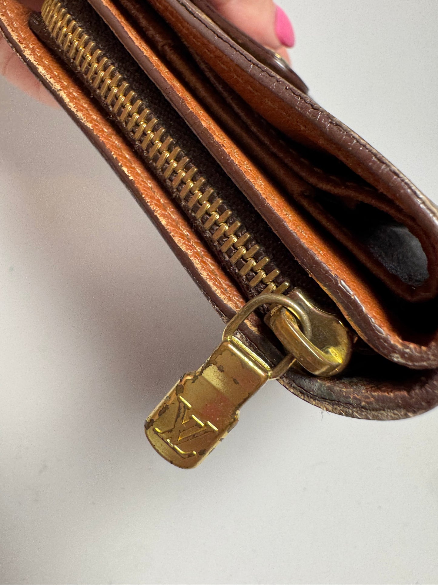 Louis Vuitton Monogram Compact Zippy Wallet Made in Spain, May 1998