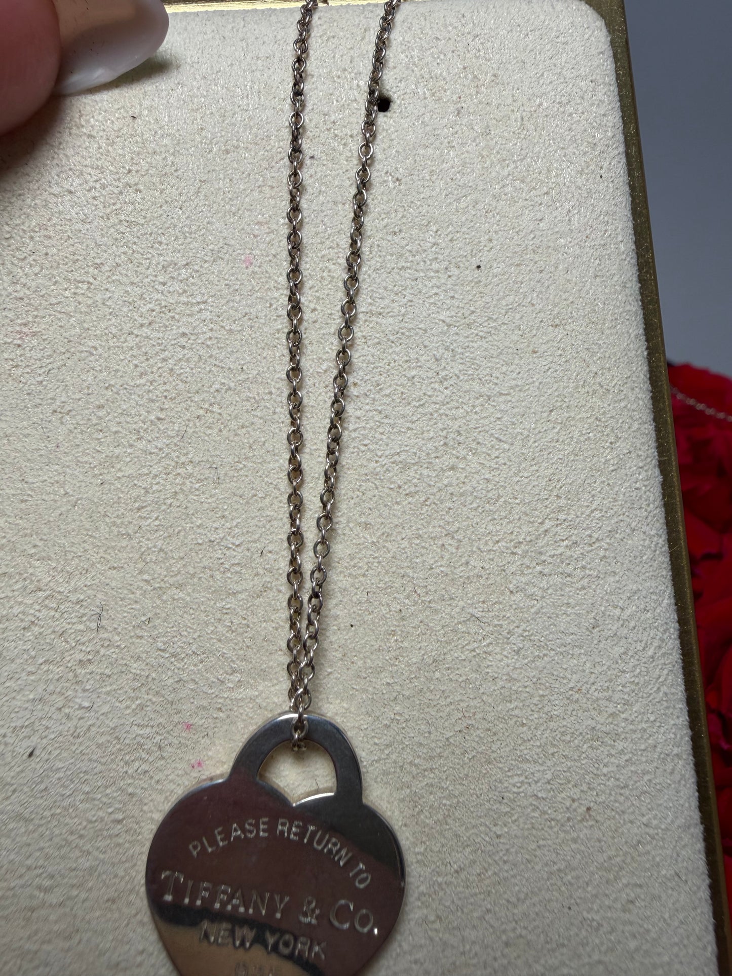 Tiffany & Co Return To Tiffany  Small Sterling Silver Necklace