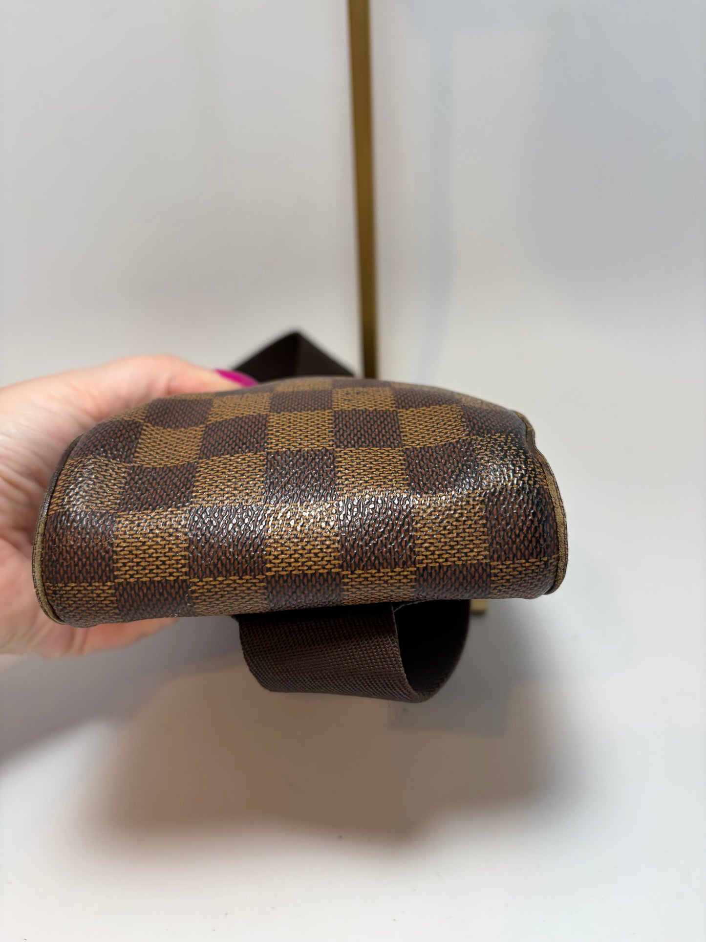 Louis Vuitton Damier Ebene Geronimo Bum Bag/Belt Bag w/COA