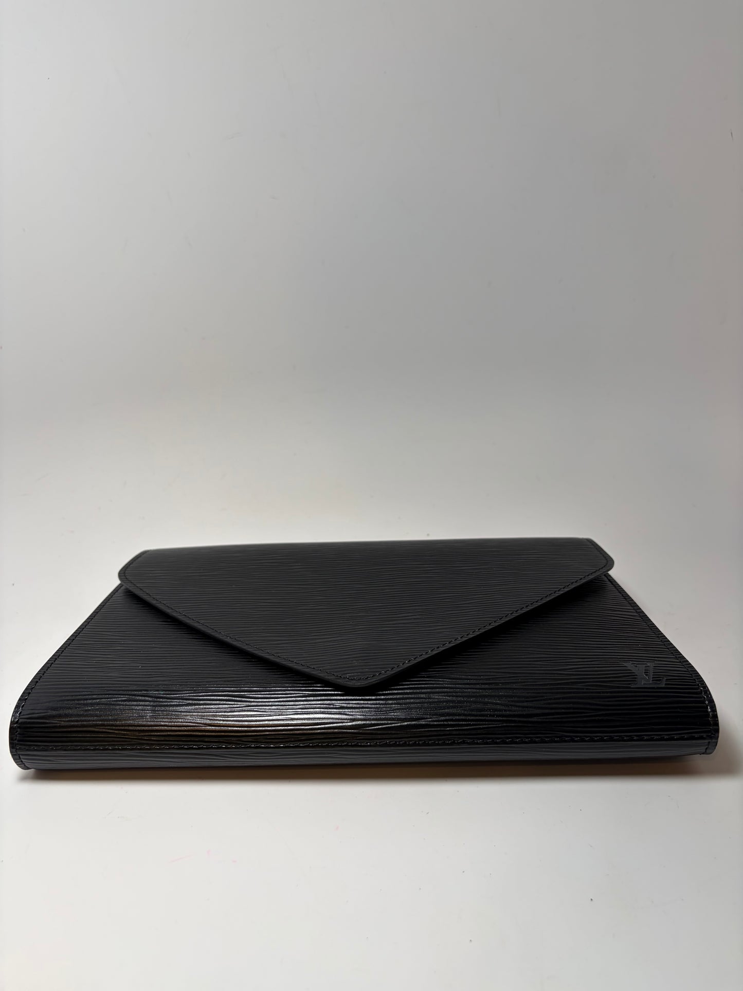 Louis Vuitton Art Deco Black Epi Leather Clutch