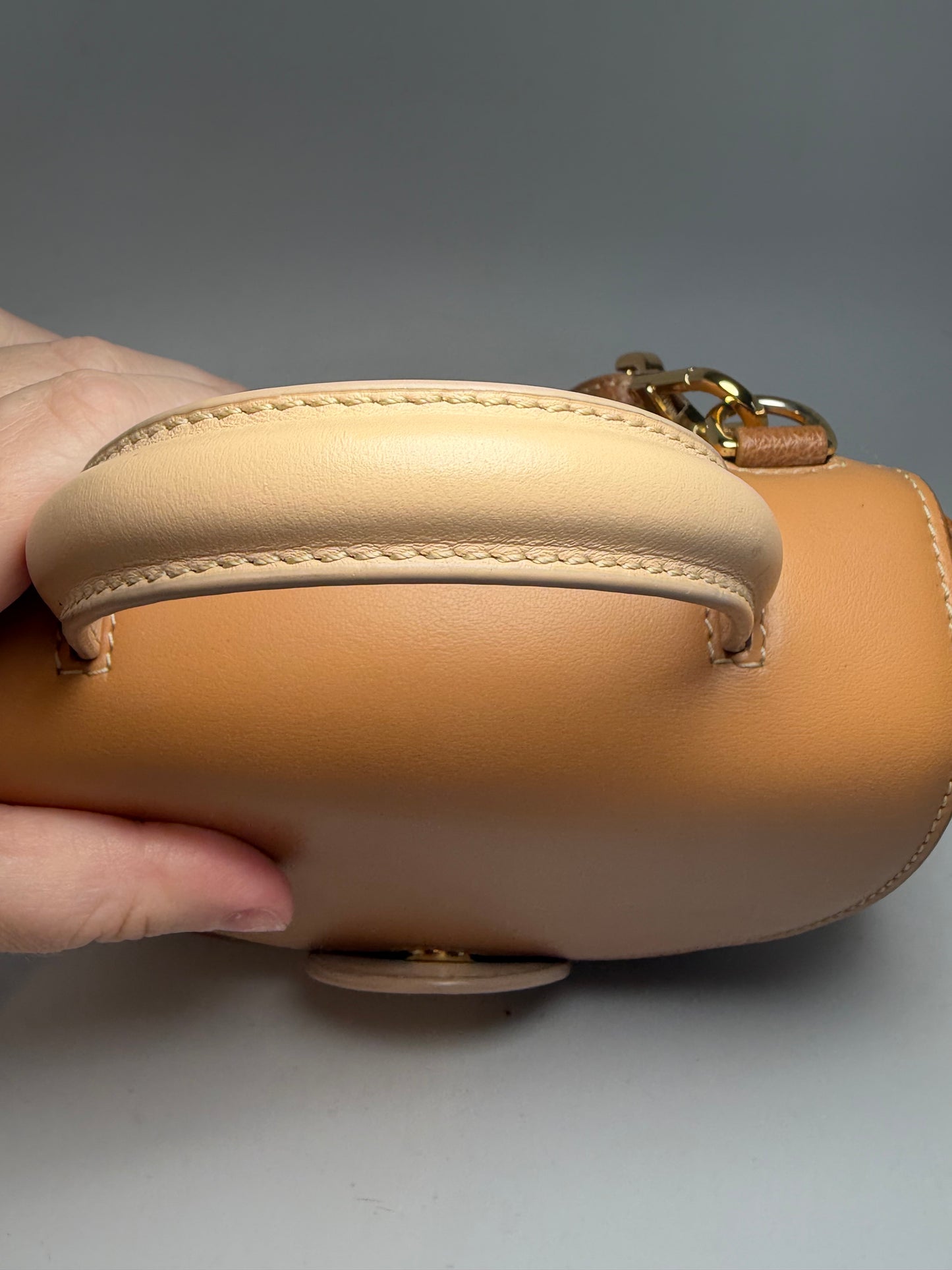 Polène Un Nano Trio Camel Crossbody