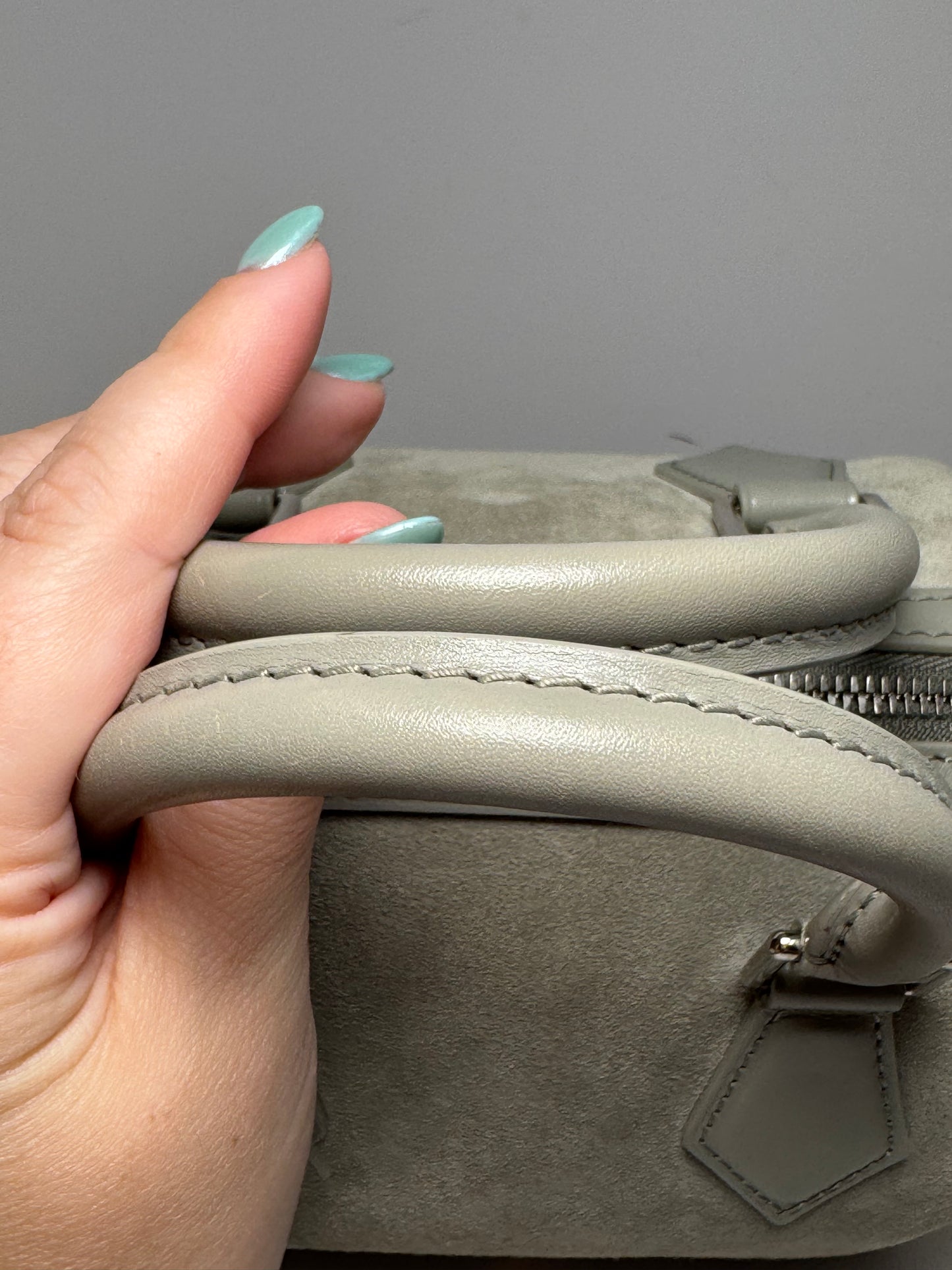 Louis Vuitton Illusion Speedy Cube Grey Suede Limited Edition