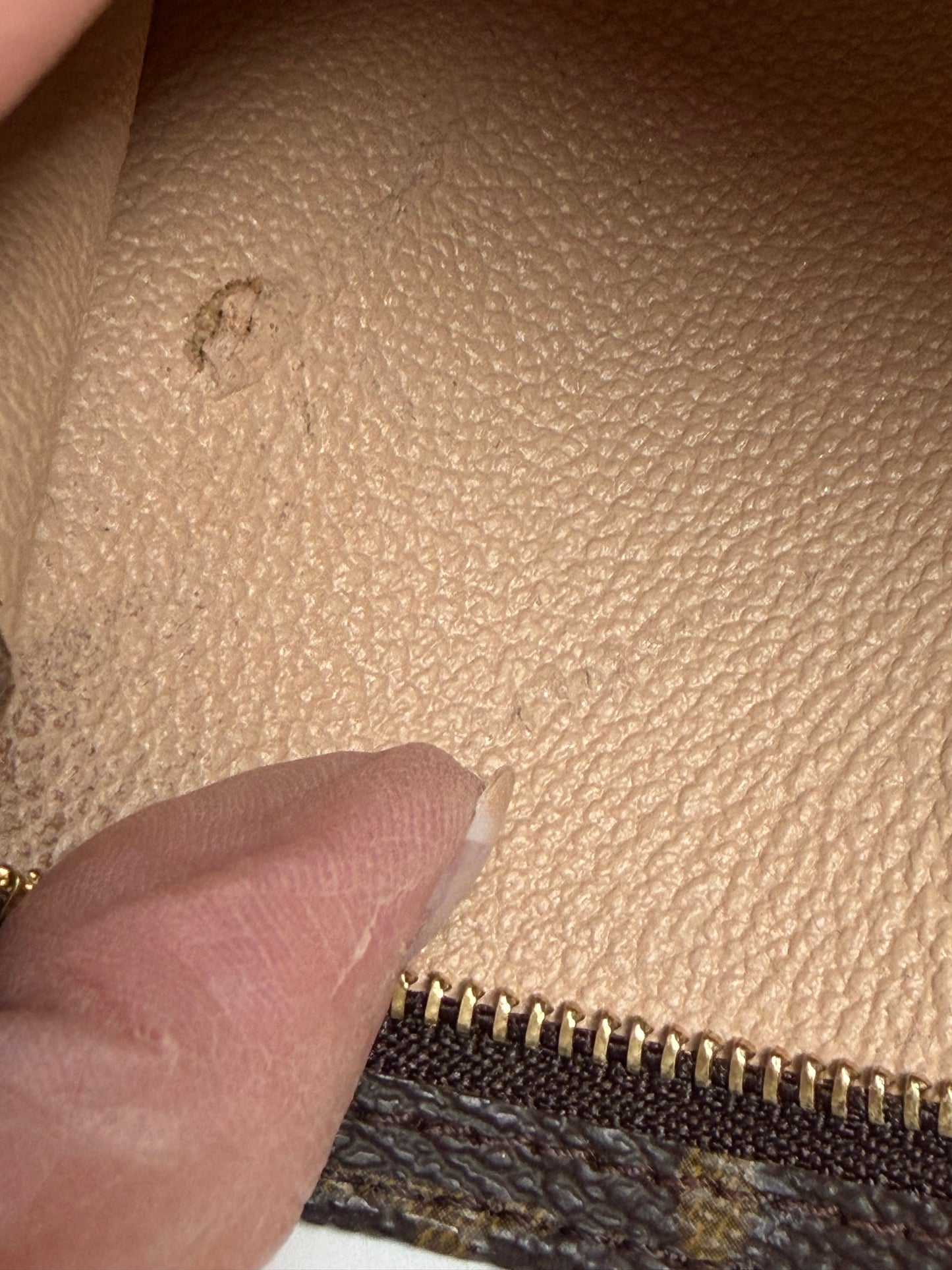 Louis Vuitton Bucket PM Monogram Toiletry Pouch, Made in France October 2000