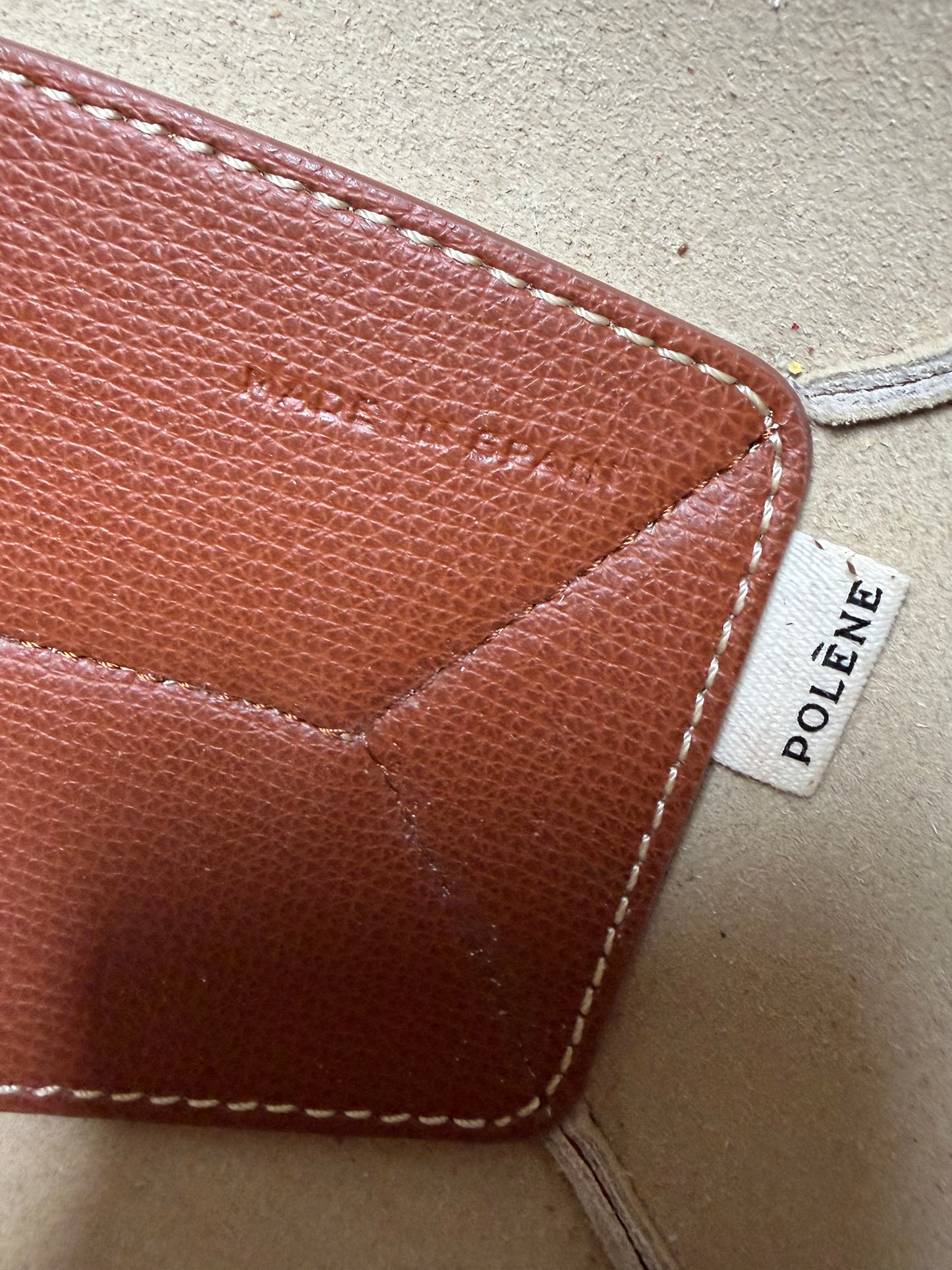 Polène Cyme in Textured Cognac