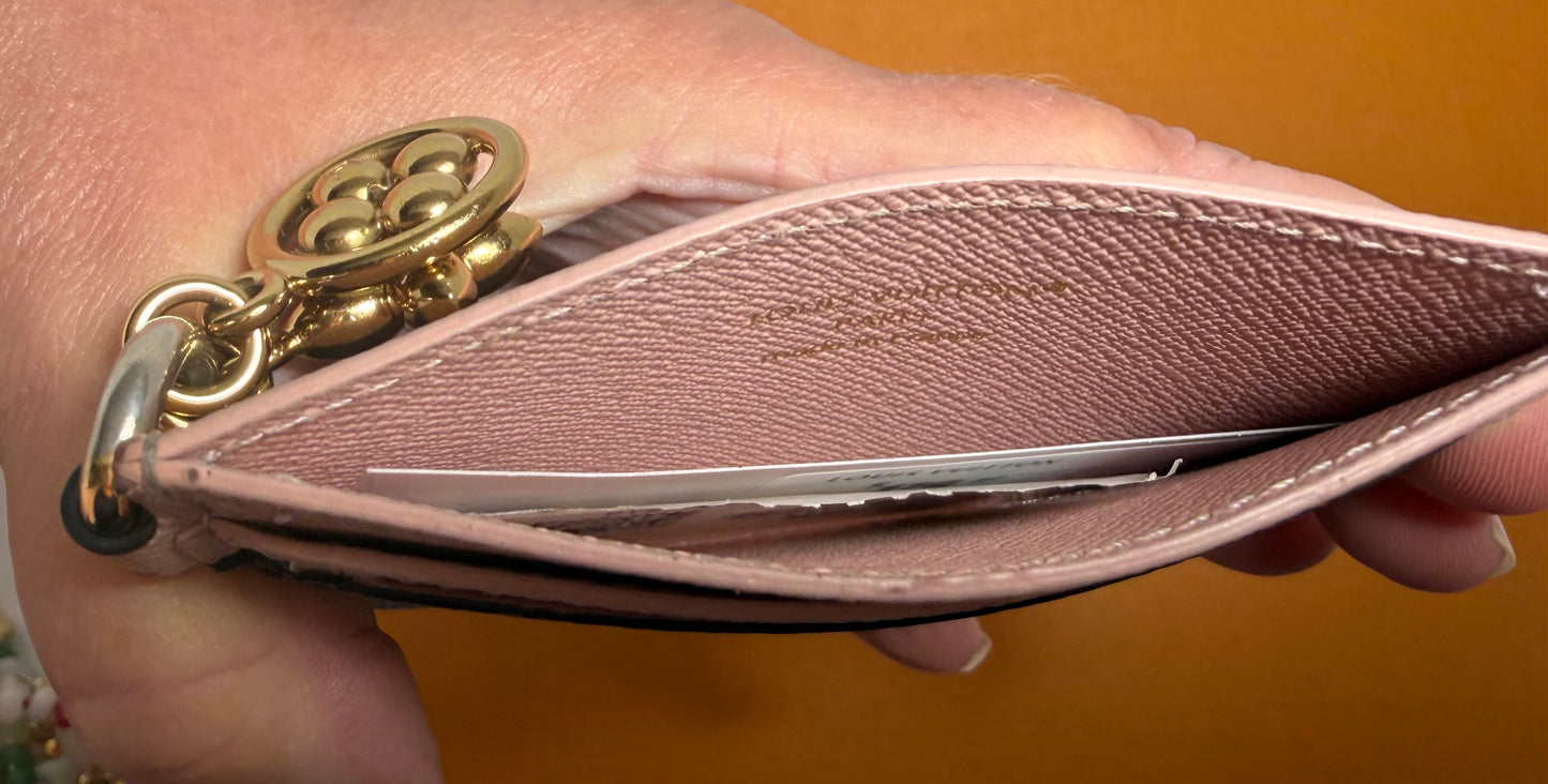 Louis Vuitton Charms Monogram Pink Card Holder