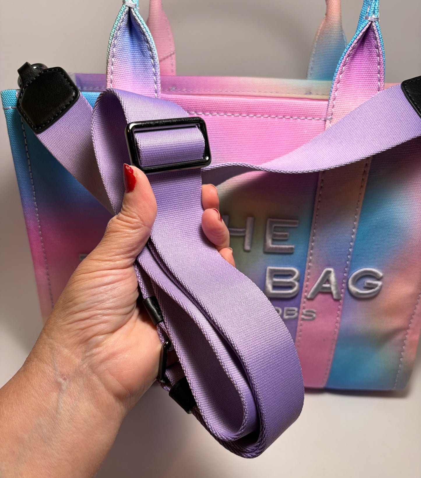 Marc Jacobs Airbrush Canvas Tote Medium Size