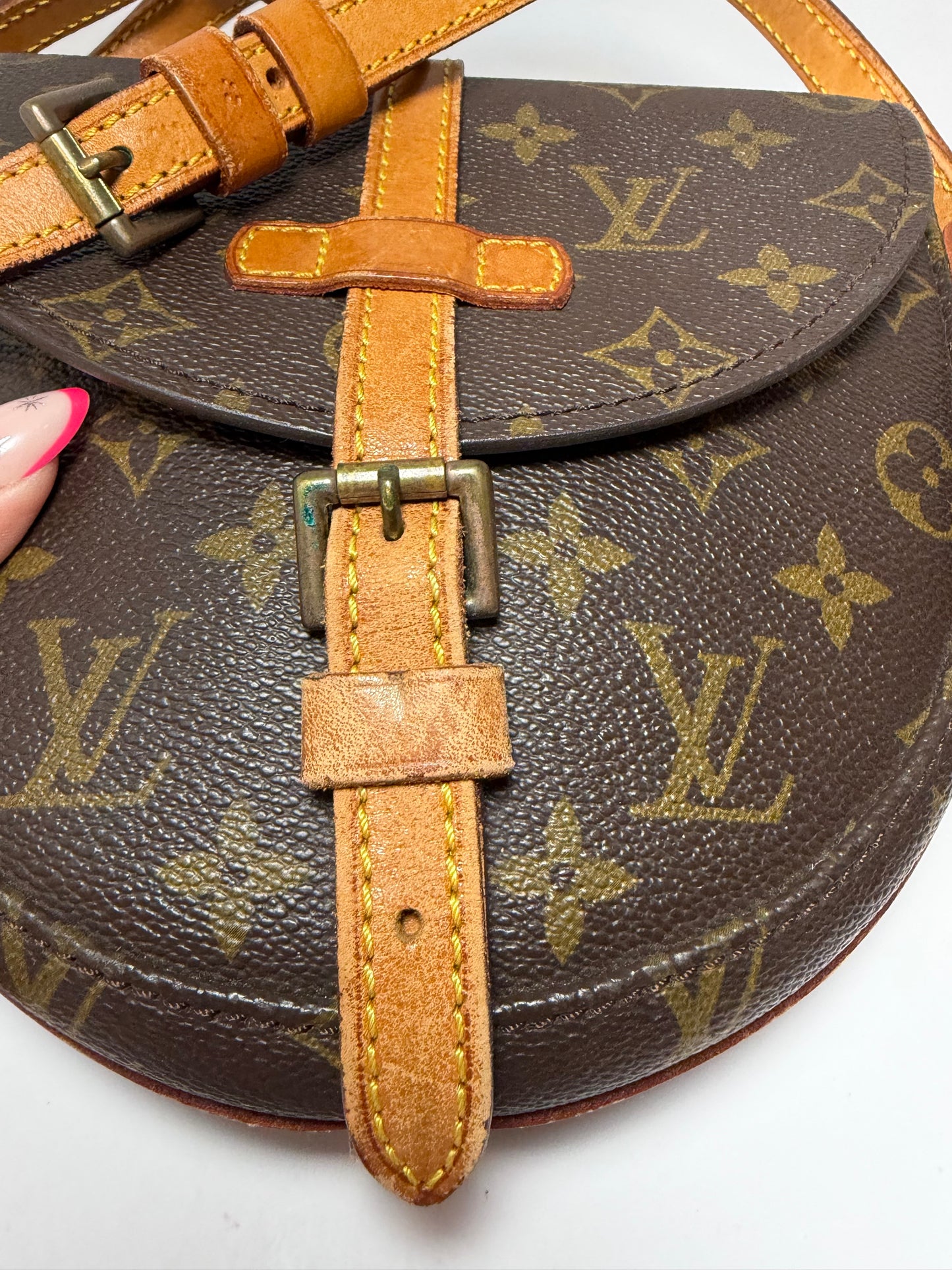 Louis Vuitton Chantilly PM Monogram Crossbody, Made in France