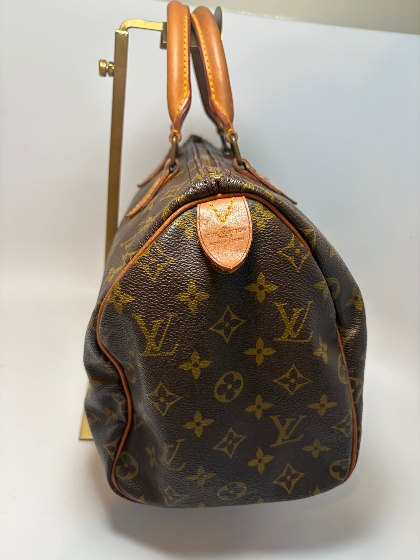 Louis Vuitton Speedy 30 Monogram Vintage Pre Date Code 80s/70s w/COA