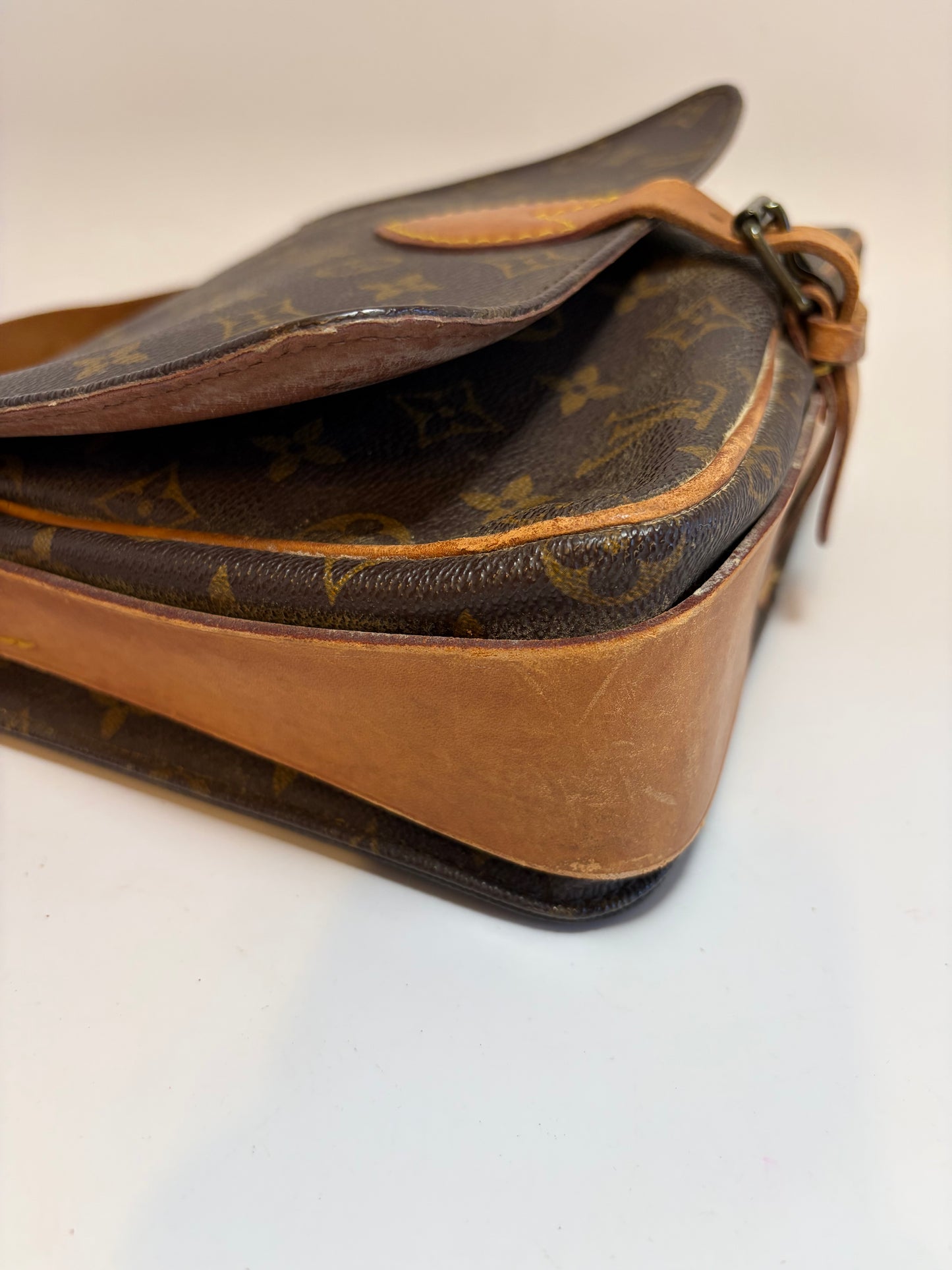 Louis Vuitton Cartouchière GM Monogram Crossbody, Made in France June 1989