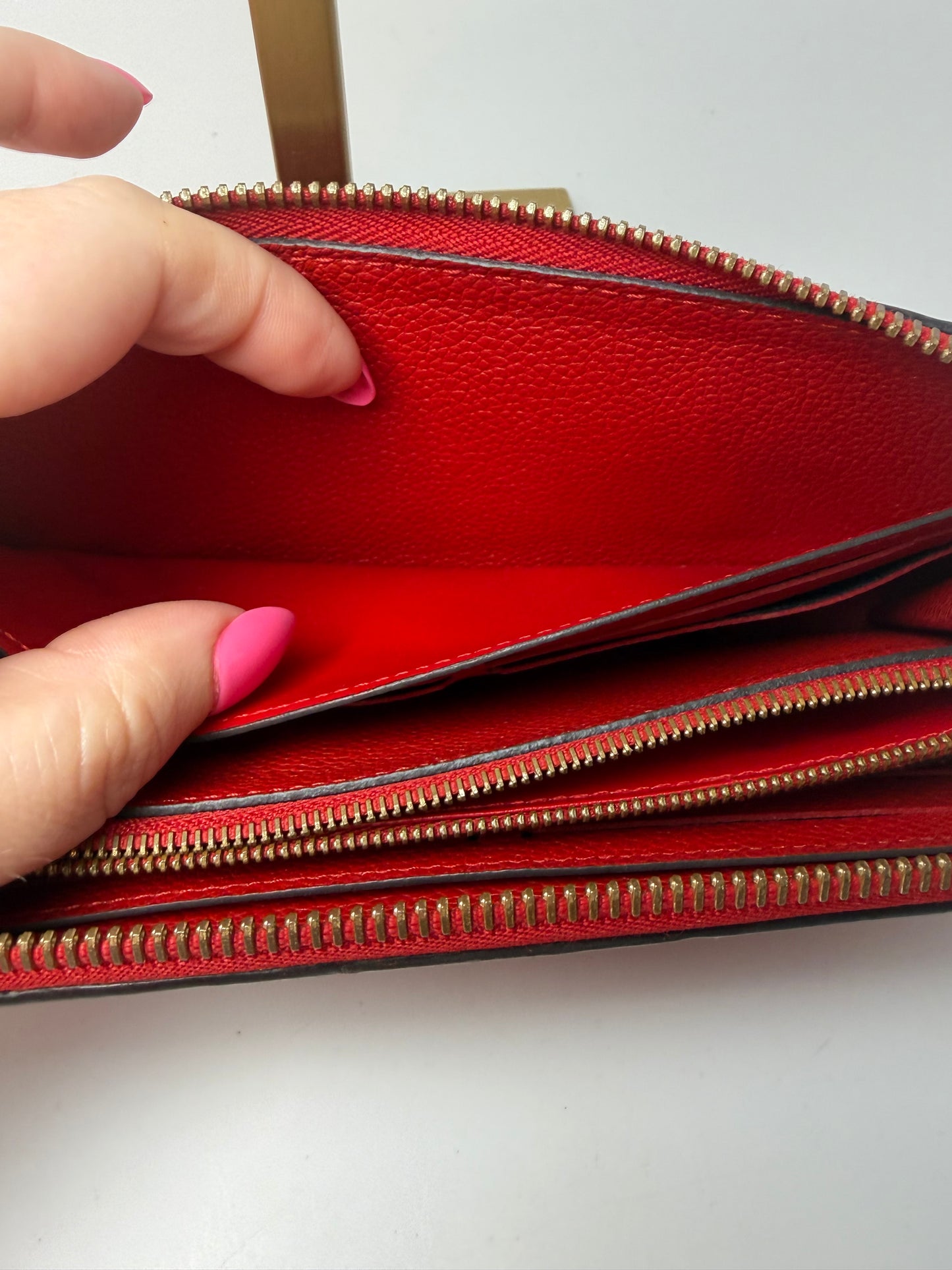 Louis Vuitton Empriente Monogram Zippy Wallet Cherry Red