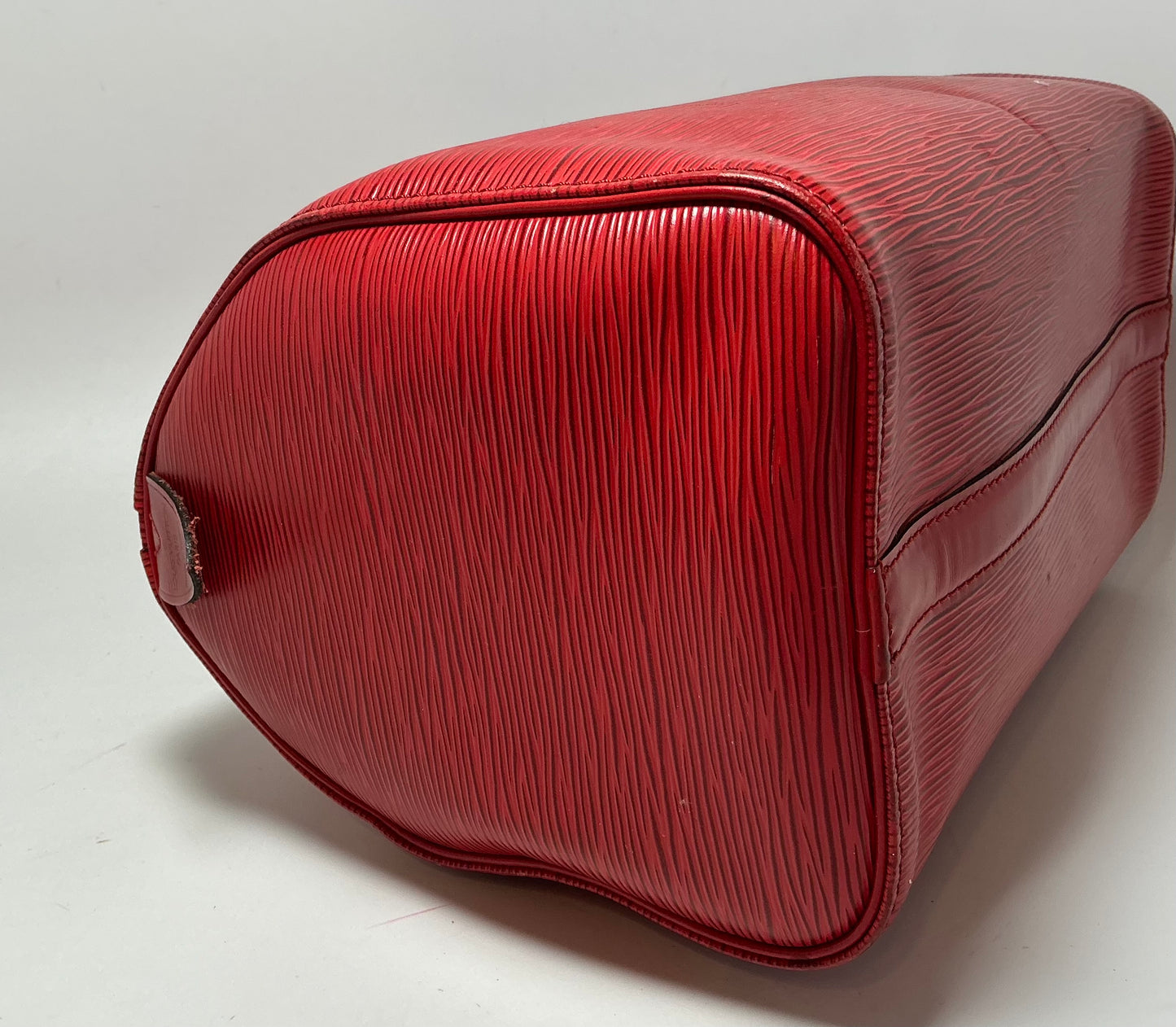 Louis Vuitton Speedy 25 Red Epi Leather