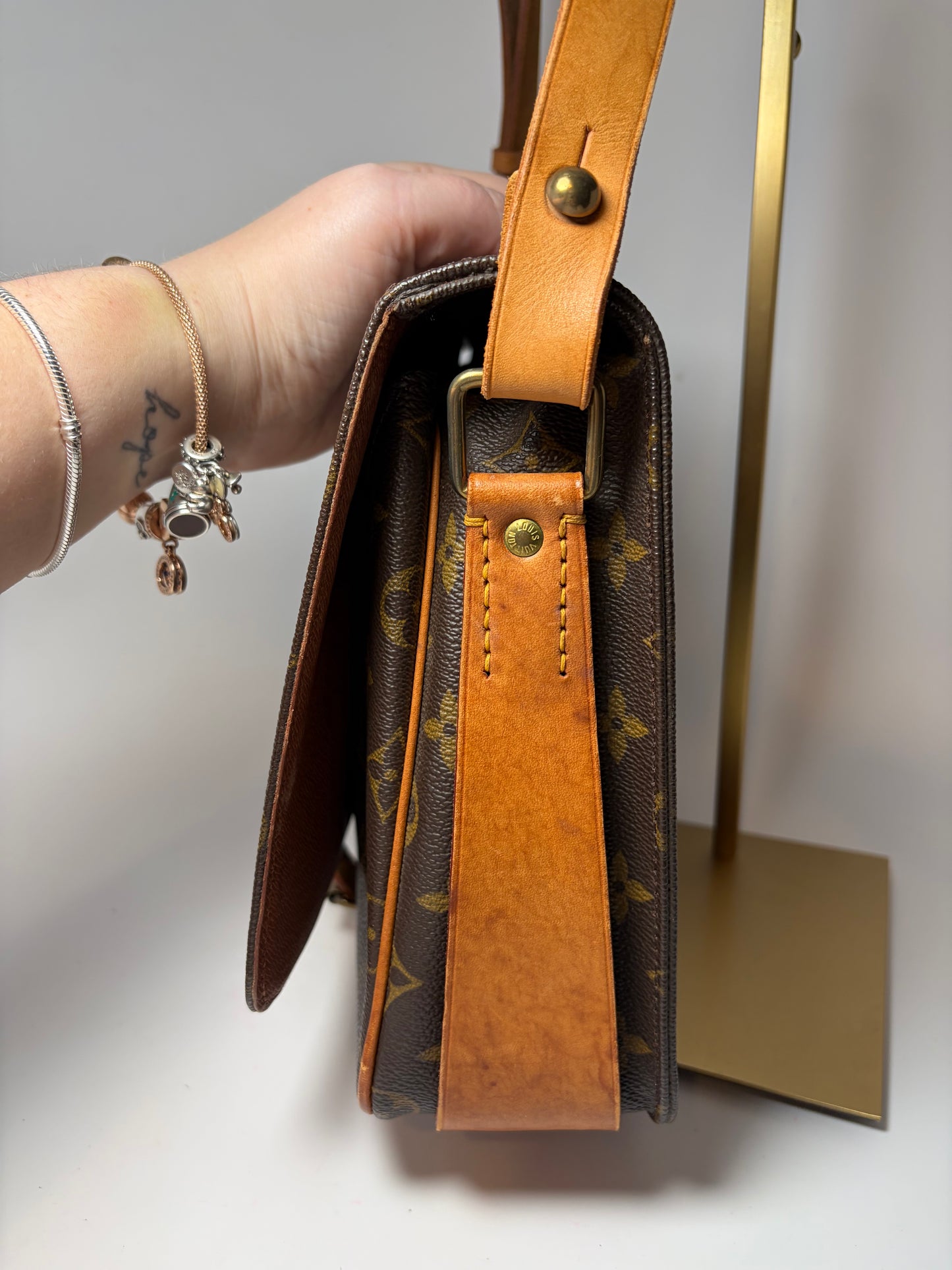 Louis Vuitton Cartouchière GM Monogram Crossbody/Shoulder Bag