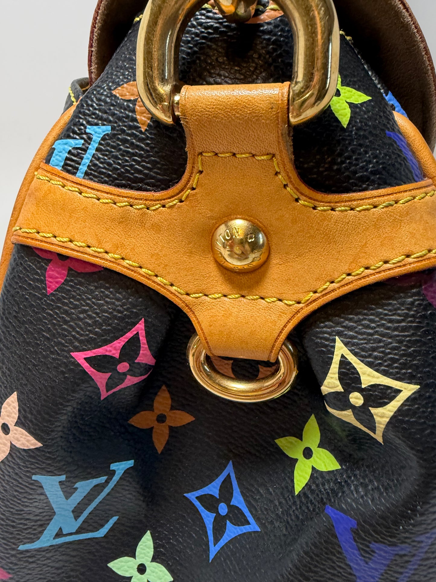 Louis Vuitton Beverly MM Black Multicolor Monogram