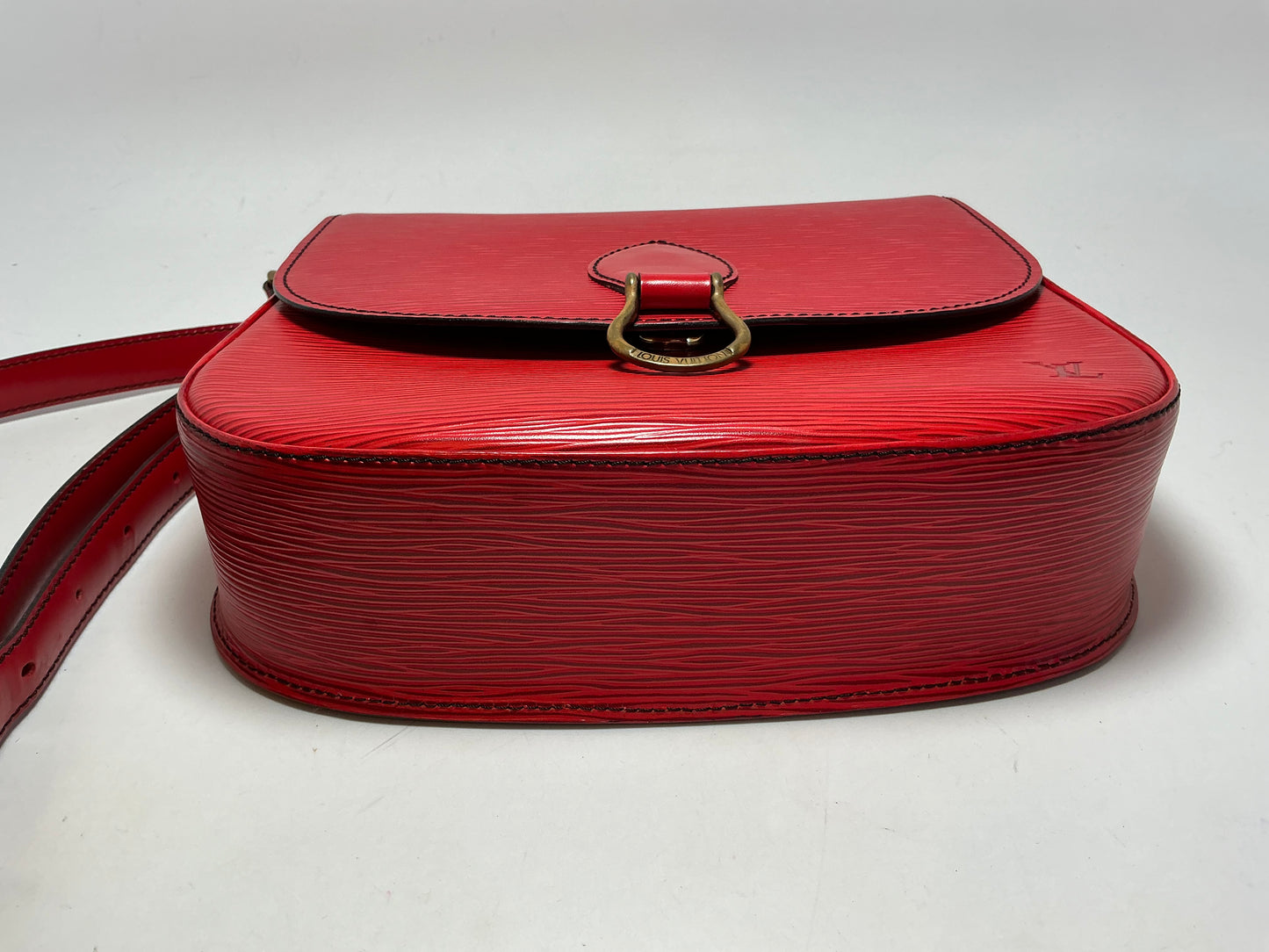 Louis Vuitton Saint Cloud GM Red Epi Leather Crossbody