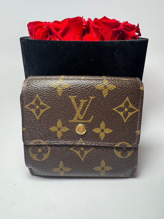 Louis Vuitton Elise Monogram Trifold Wallet Made in France