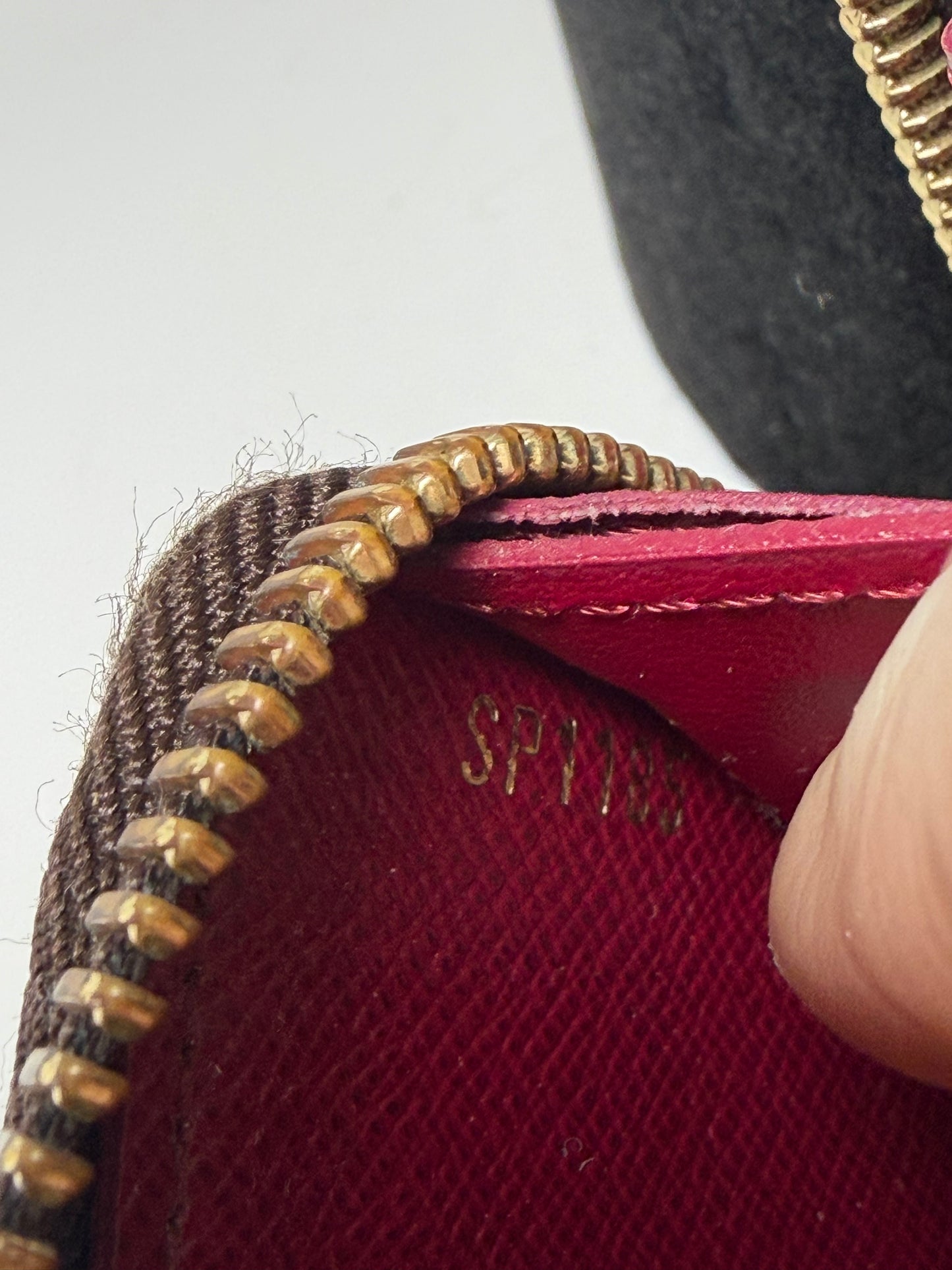 Louis Vuitton Clémence Wallet Monogram with Fuschia Interior