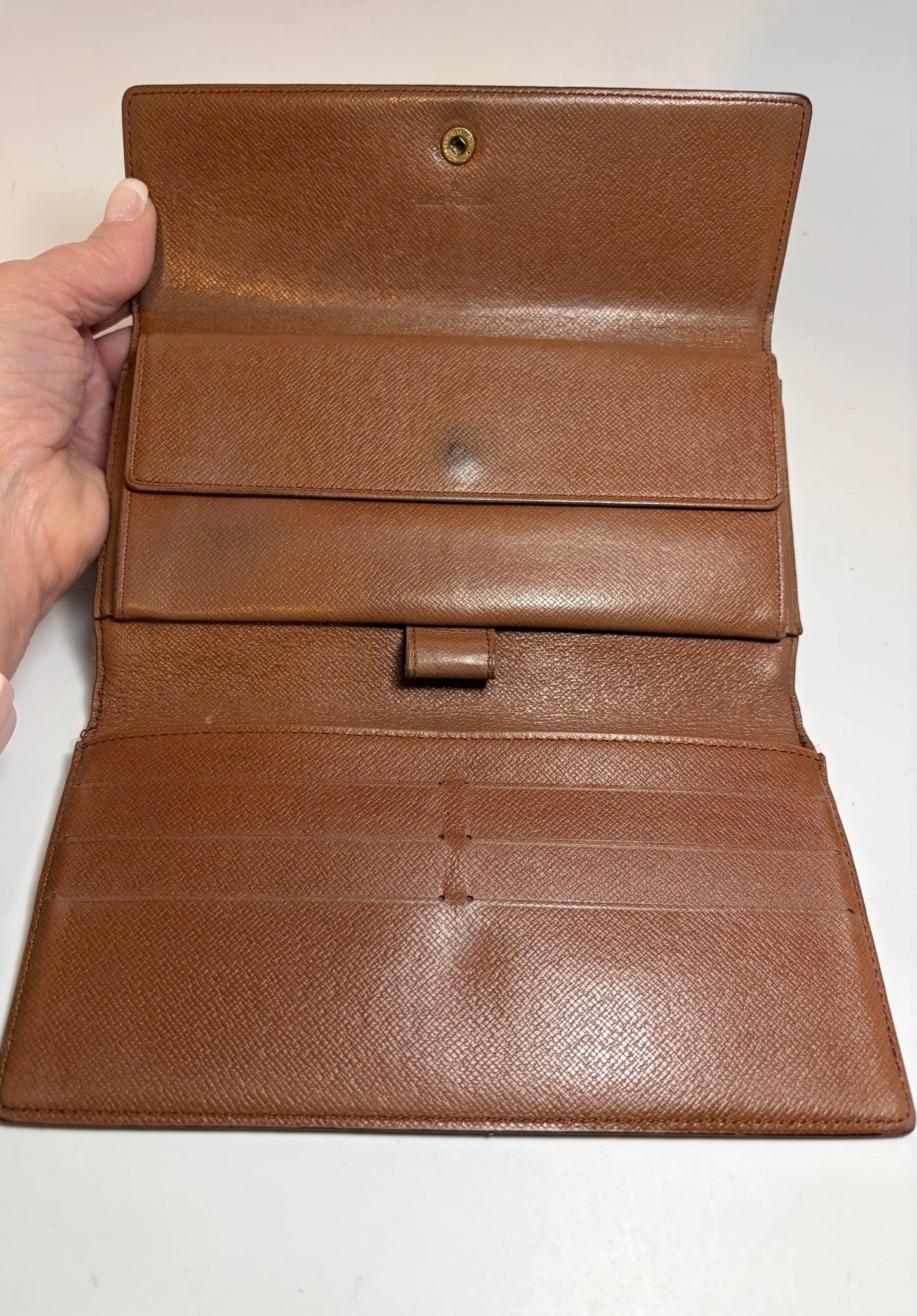 Louis Vuitton Porte Tressor International Monogram Trifold Wallet