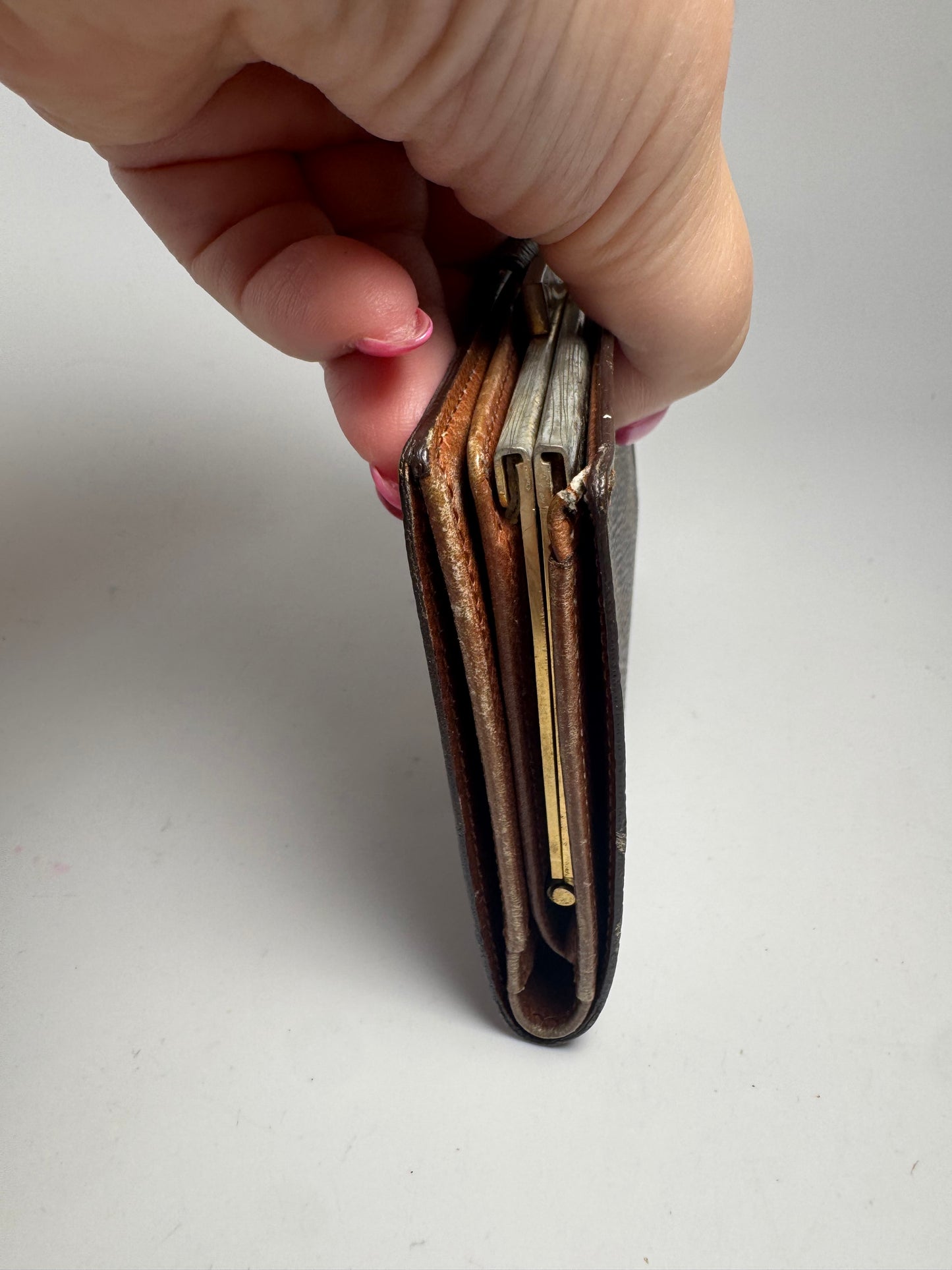 Louis Vuitton French Kiss Lock Monogram Compact Wallet