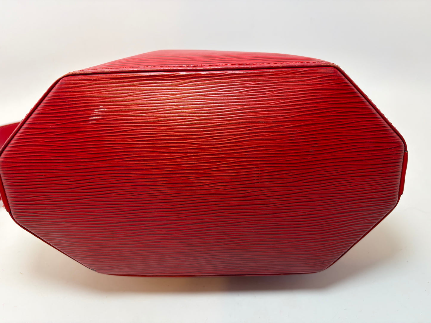 Louis Vuitton Sac D’Epaule PM Castillan red epi leather shoulder bag