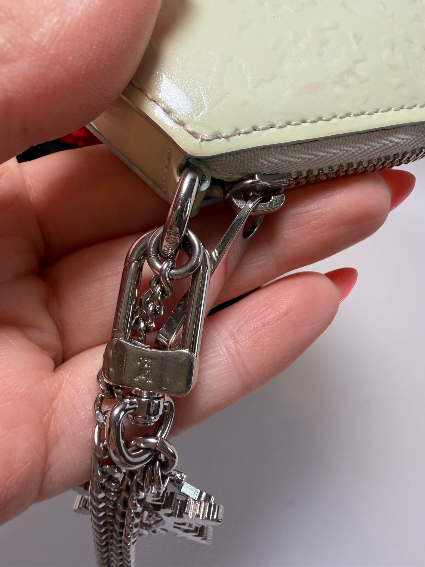 Louis Vuitton Porte Monnaie Flocon Bag Charm/Coin Purse Snow Flake