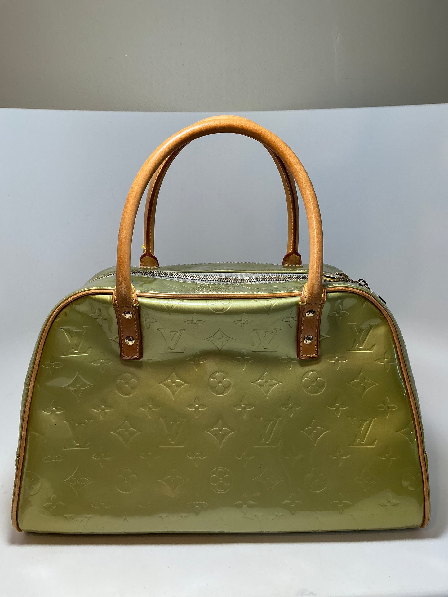 Louis Vuitton Monogram Green Vernis Tompkins Square Bag